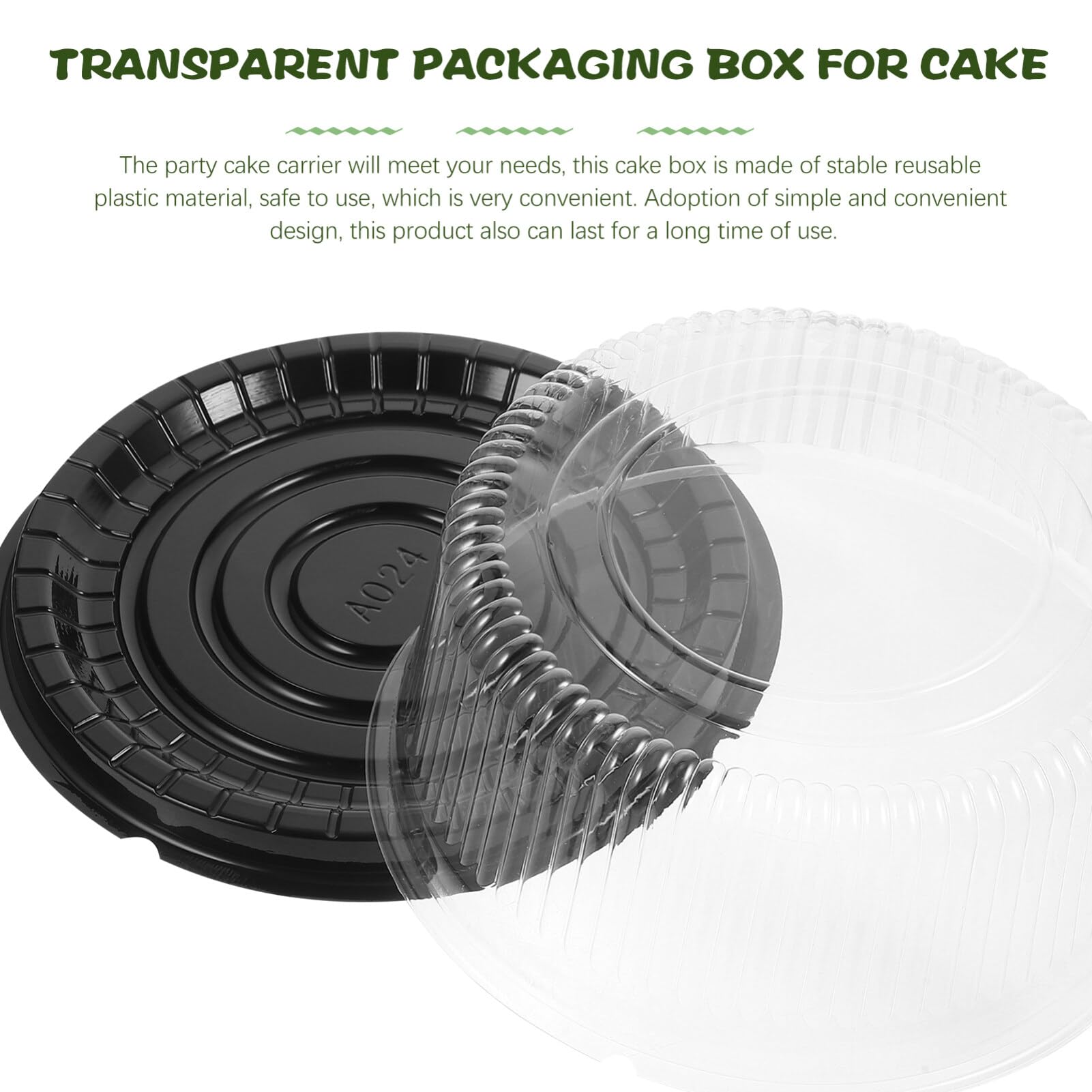10-Pack 8-Inch Round Disposable Cake Containers with Dome Lids & Cake Boards - Perfect for Mousse Cakes, Pies, Desserts - Ideal for Bakeries, Parties & Catering Events