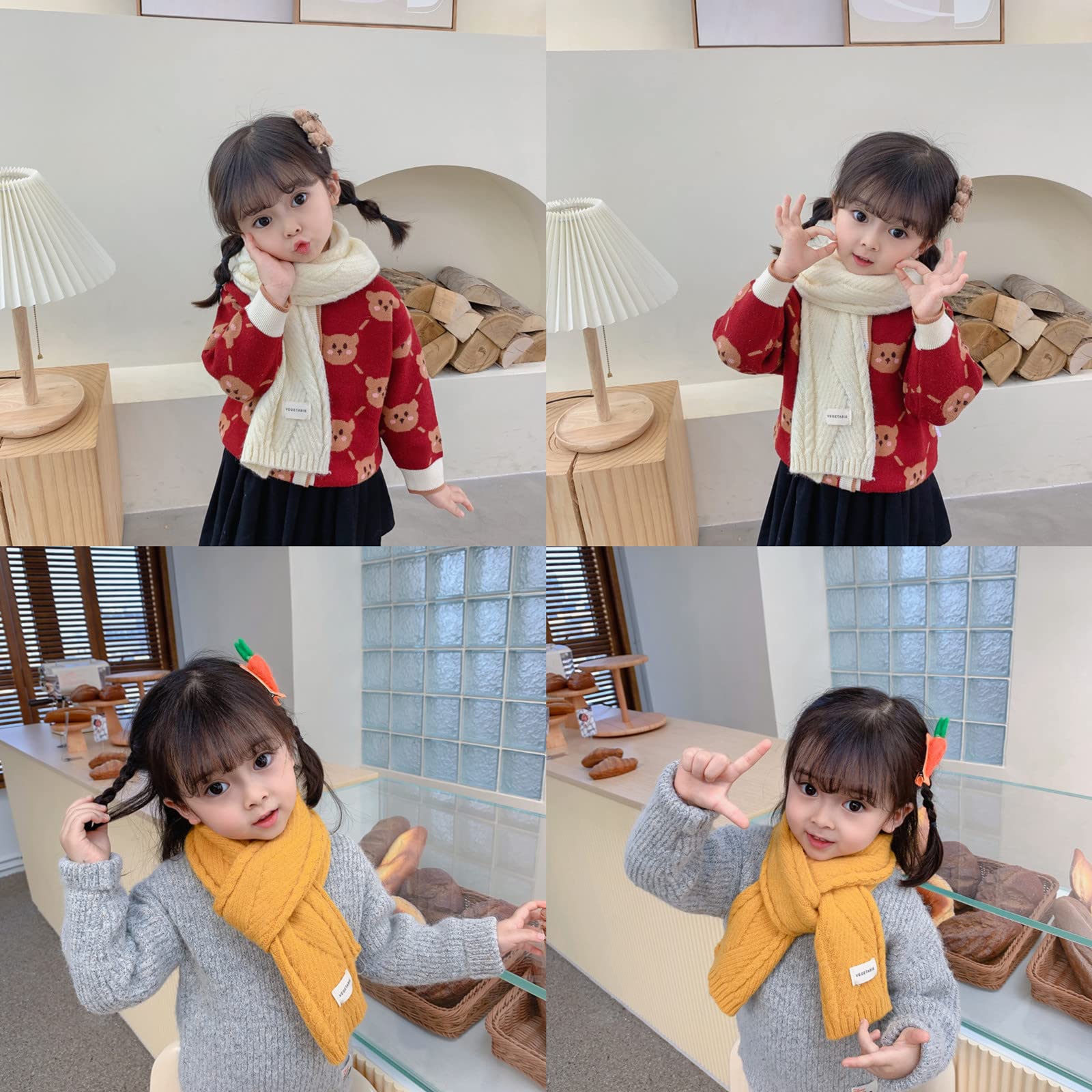 Warm Knit Winter Scarf for Kids & Toddlers - Soft Neck Warmer for Boys and Girls - Perfect for Outdoor Play, School, and Cold Weather Activities