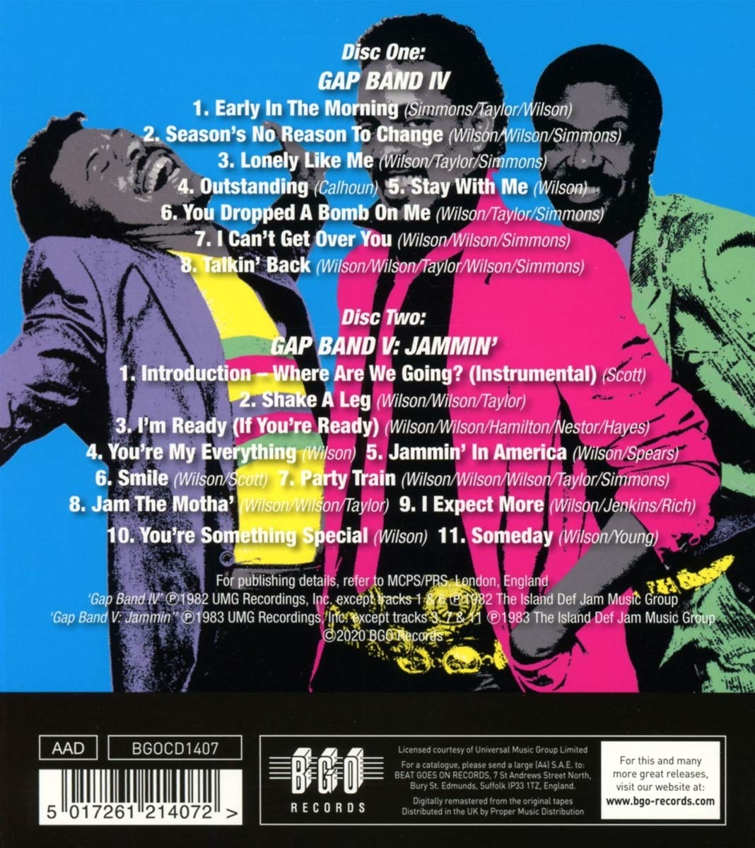 The Gap Band IV & V: Classic R&B & Funk Music Album - Perfect for Parties, Workouts & Relaxation