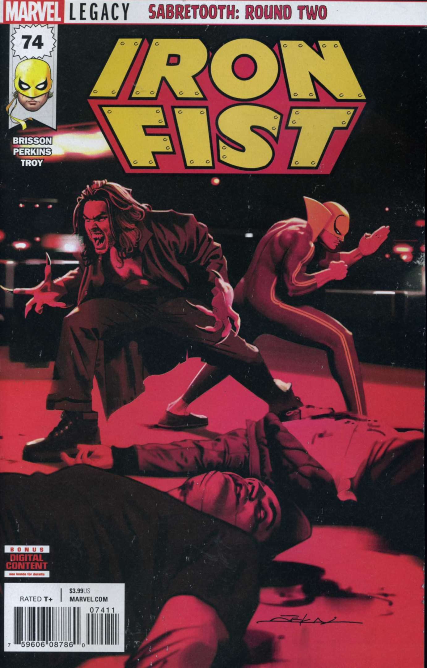 Iron Fist #74 VF Marvel Comic Book by Ed Brisson - Collectible Superhero Graphic Novel for Fans & Investors