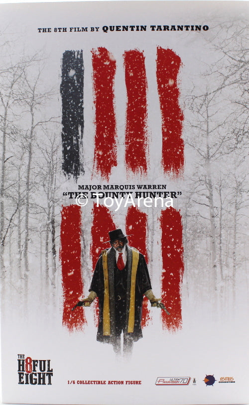 Asmus 1/6 Scale The Hateful Eight Major Marquis Warren Collectible Action Figure - Perfect for Movie Fans & Collectors, Display in Home Office or Theater Room