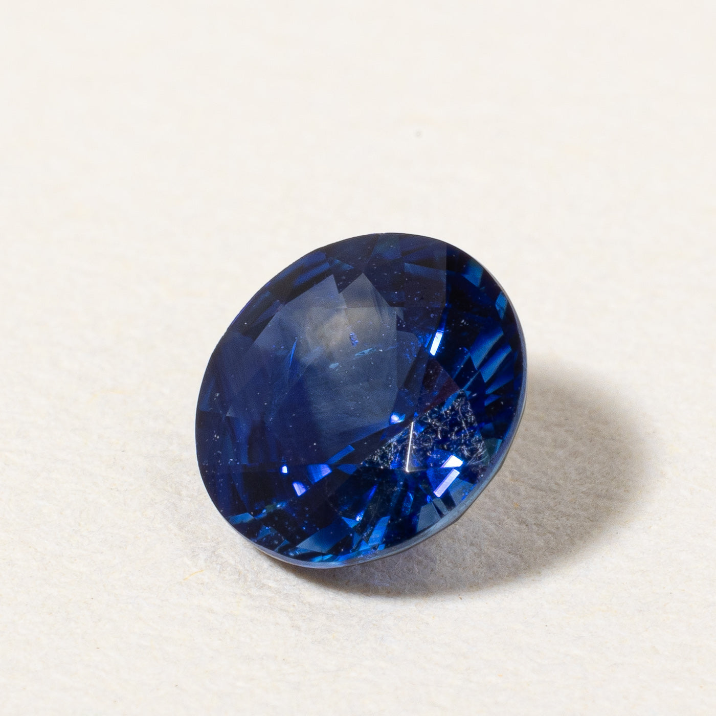 0.78ct Round Cut Loose Sapphire Gemstone for Jewelry Making - Engagement Rings, Earrings & Necklaces | Natural Blue Sapphire for DIY Crafting & Fine Jewelry Designs