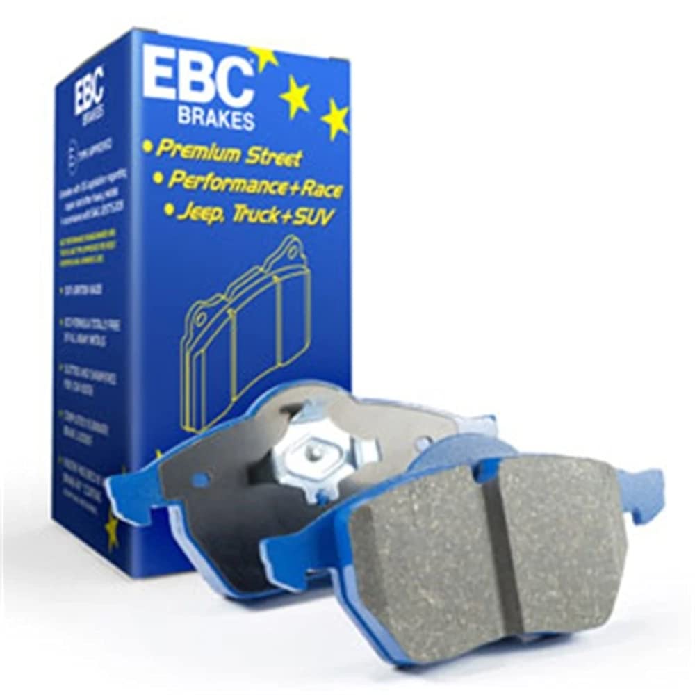 High-Performance EBC Bluestuff S/T Brake Pads for Racing & Track Use – Premium Ceramic Brake Pads for Sports Cars, Muscle Cars & High-Performance Vehicles