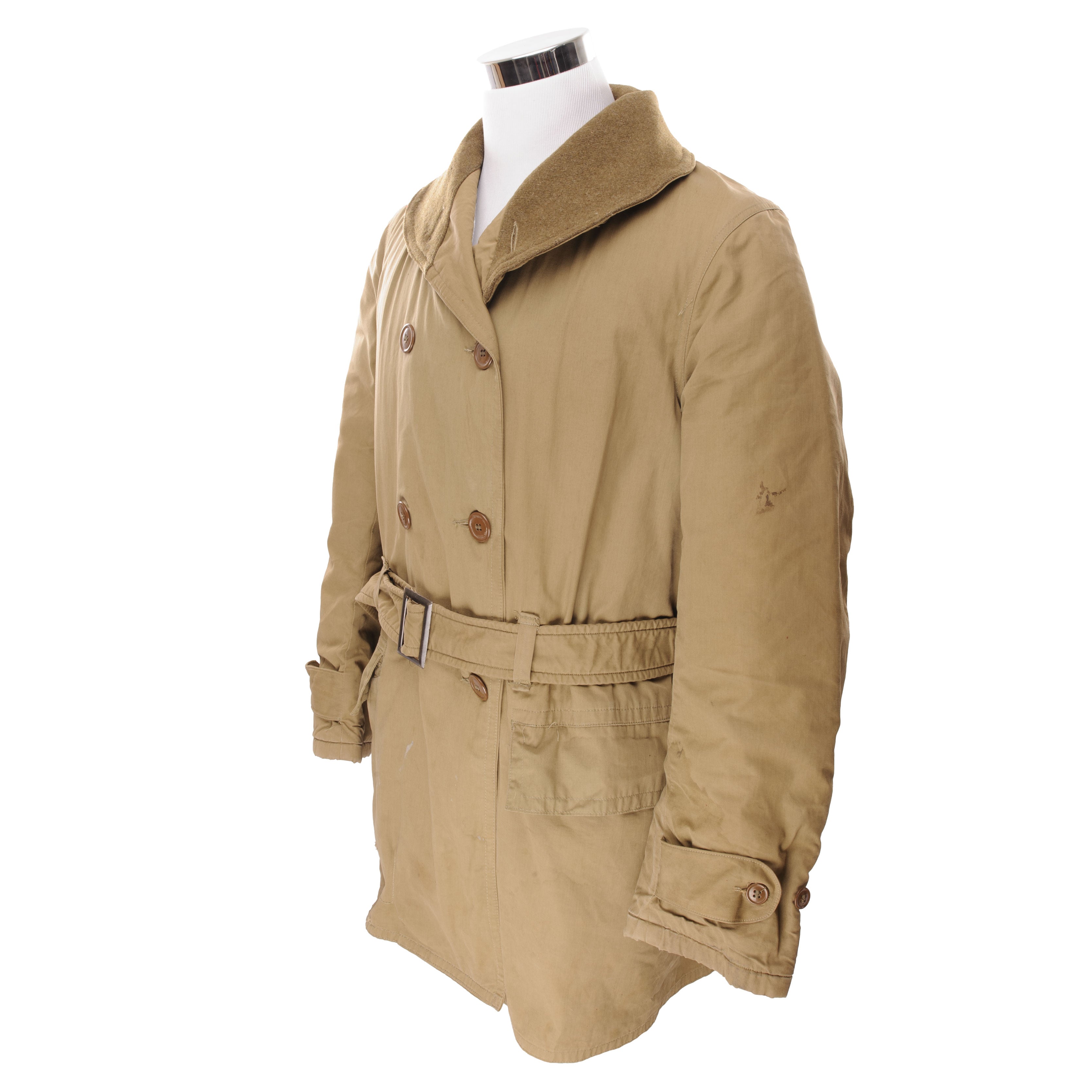 Vintage US Army Mackinaw First Pattern Jacket 1942 WW2 - Size 42 - Authentic Military Outerwear for Reenactment & Cold Weather Fashion