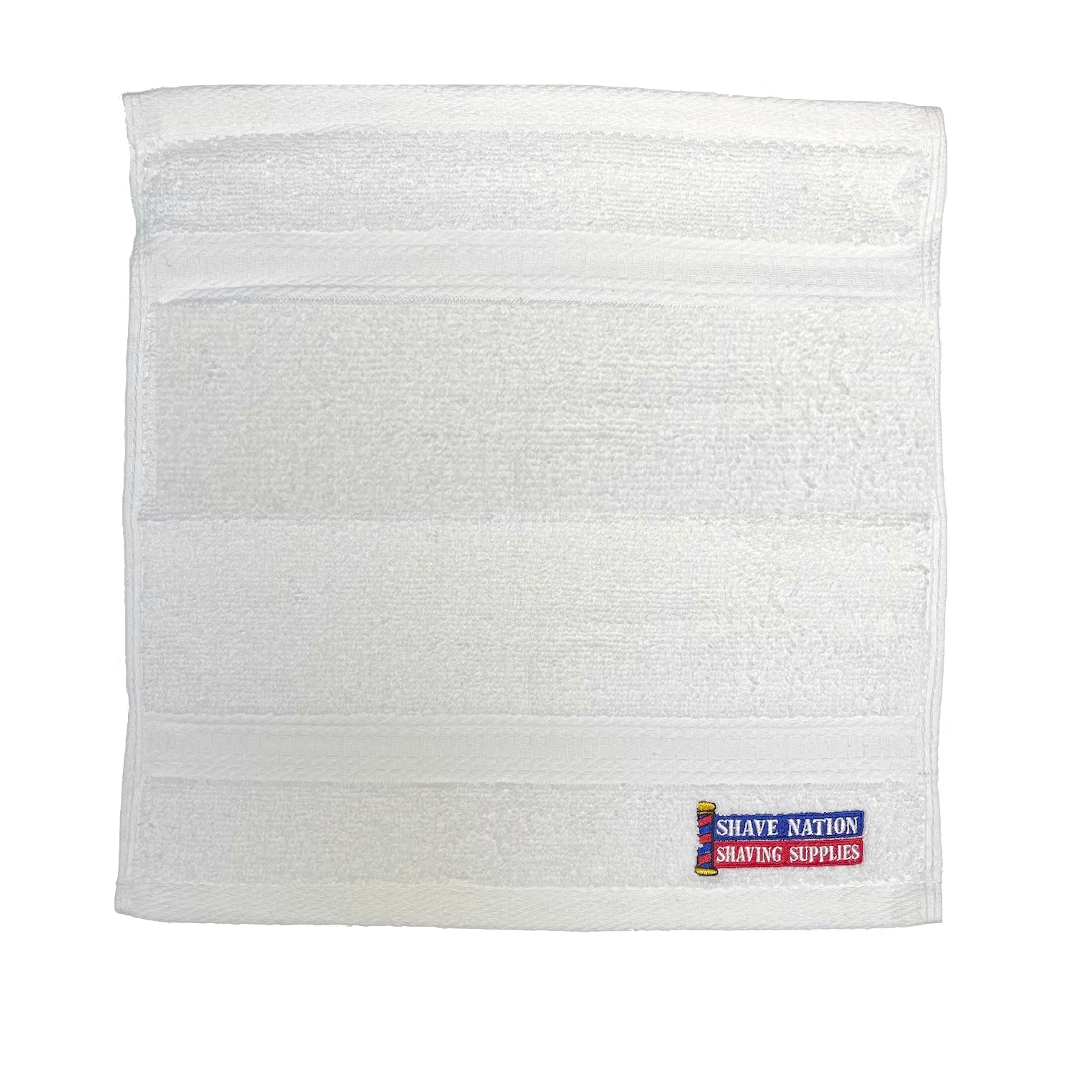 Premium White Shaving Face Cloth for Men - Soft Exfoliating Pre-Shave Towel for Smooth Shave - Ideal for Wet Shaving, Barber Shops & Home Grooming Kits