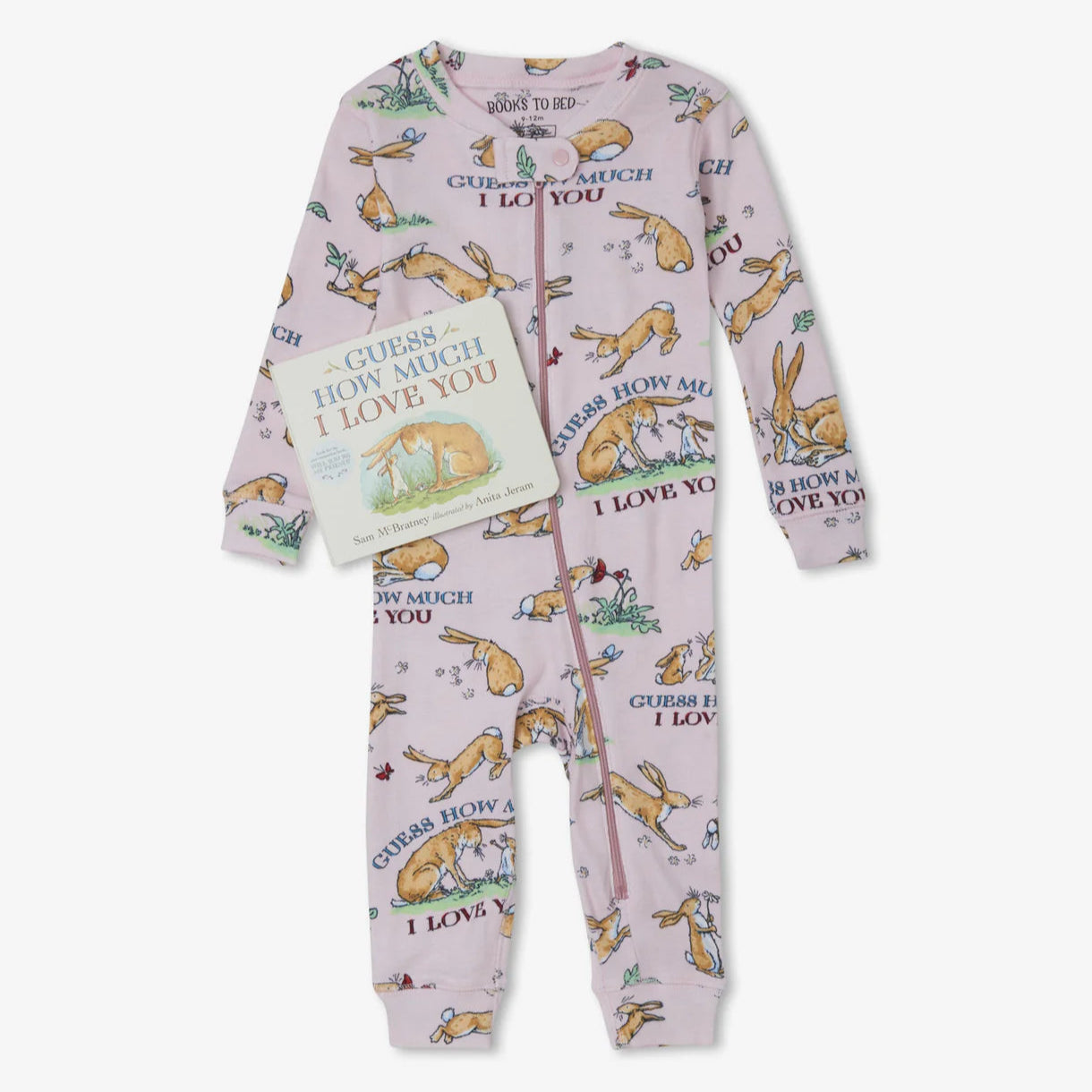 Guess How Much I Love You Pink Coverall and Book Box Set - Bedtime Story Books for Kids, Perfect for Baby Showers & Nursery Reading Time