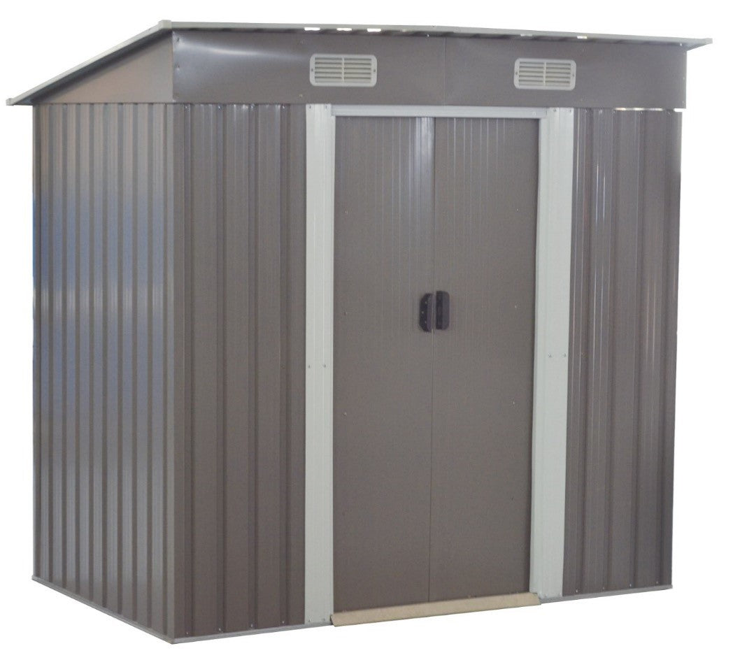 2.38x1.31x1.82M Heavy-Duty Garden Shed for Tool Storage | Weather-Resistant Outdoor Organizer BM668 | Perfect for Backyard, Garage & Workshop Organization
