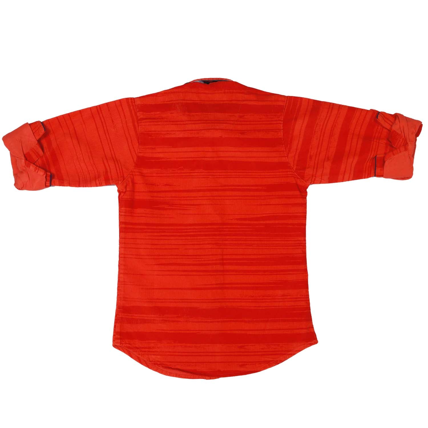 Stylish MashUp Striped Orange Shirt for Men & Women | Trendy Casual Wear for Outings, Parties & Everyday Fashion | Comfortable Cotton Blend Tee