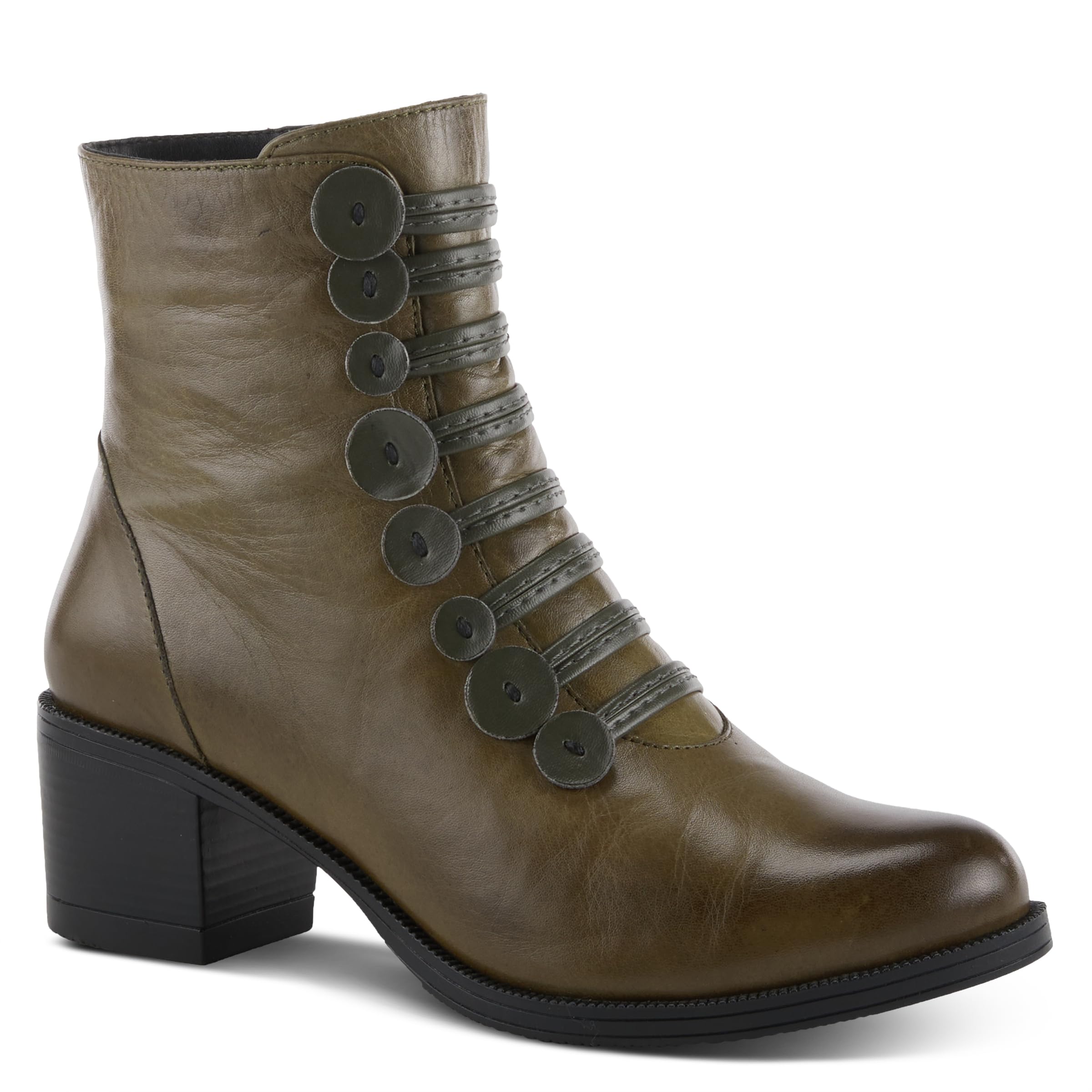 Spring Step Women's Garibaldi Bootie - Comfortable Ankle Boots for Women, Fashionable Low Heel Booties for Casual & Work Outfits | Perfect for Office, Date Night & Fall/Winter Wear