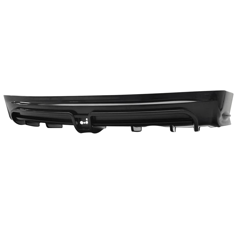 IKON MOTORSPORTS Rear Bumper Lip Spoiler & Clear Tail Lights for 2013-2015 Honda Civic Sedan - ABS Plastic Brake Light Compatible with 4 Door Models | Upgrade Your Car's Rear Style & Visibility