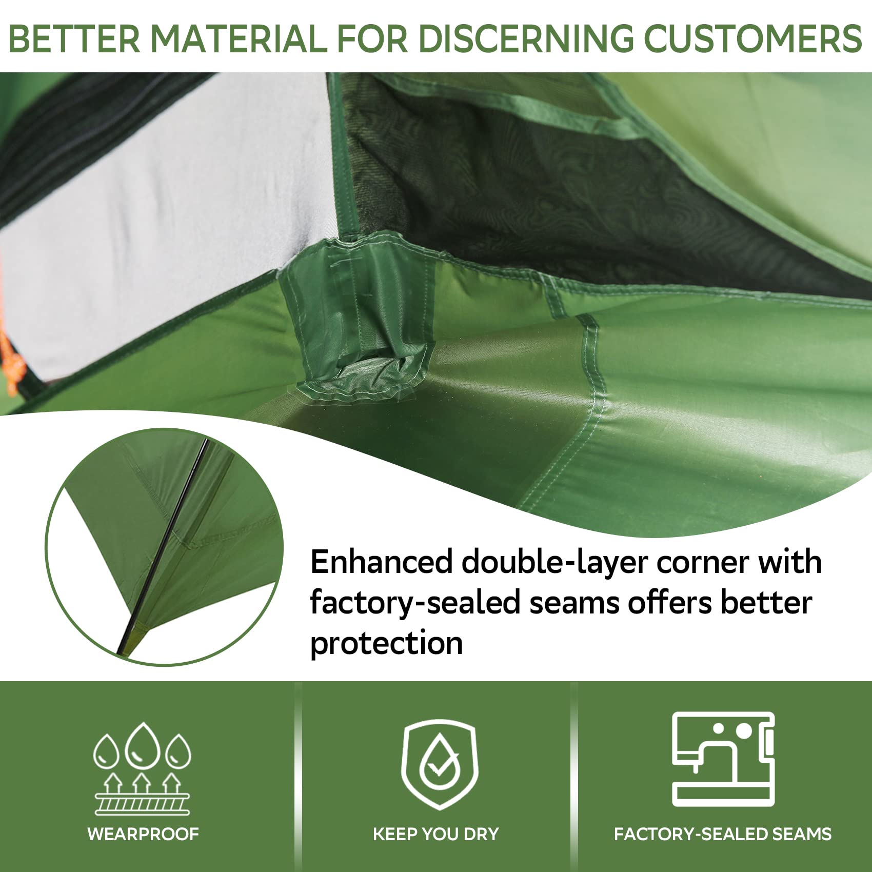 Clostnature Crux Ultralight Backpacking Tent - 1/2/3/4 Person Waterproof Camping Tent for Hiking, Mountaineering & Outdoor Adventures | Easy Setup & Compact for Car Camping, Backpacking Trips & Wilderness Exploration