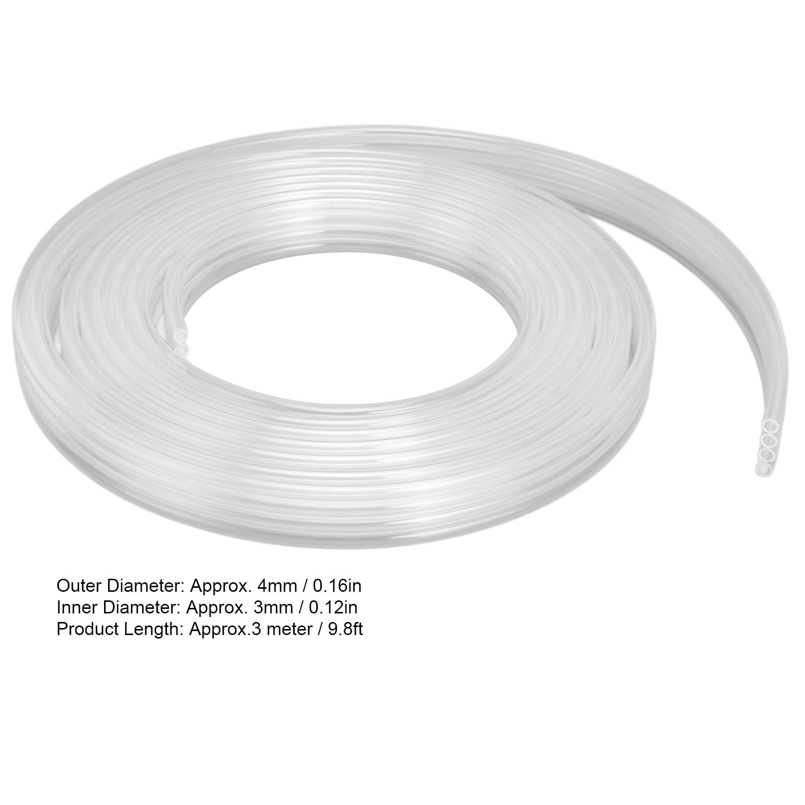 Flexible Ink Tubing Replacement for Photo Printers - 10m (8 Rows) - Durable Ink Supply Line for Continuous Printing | Perfect for Home & Office Photo Printing, Craft Projects, and Small Business Printing Needs