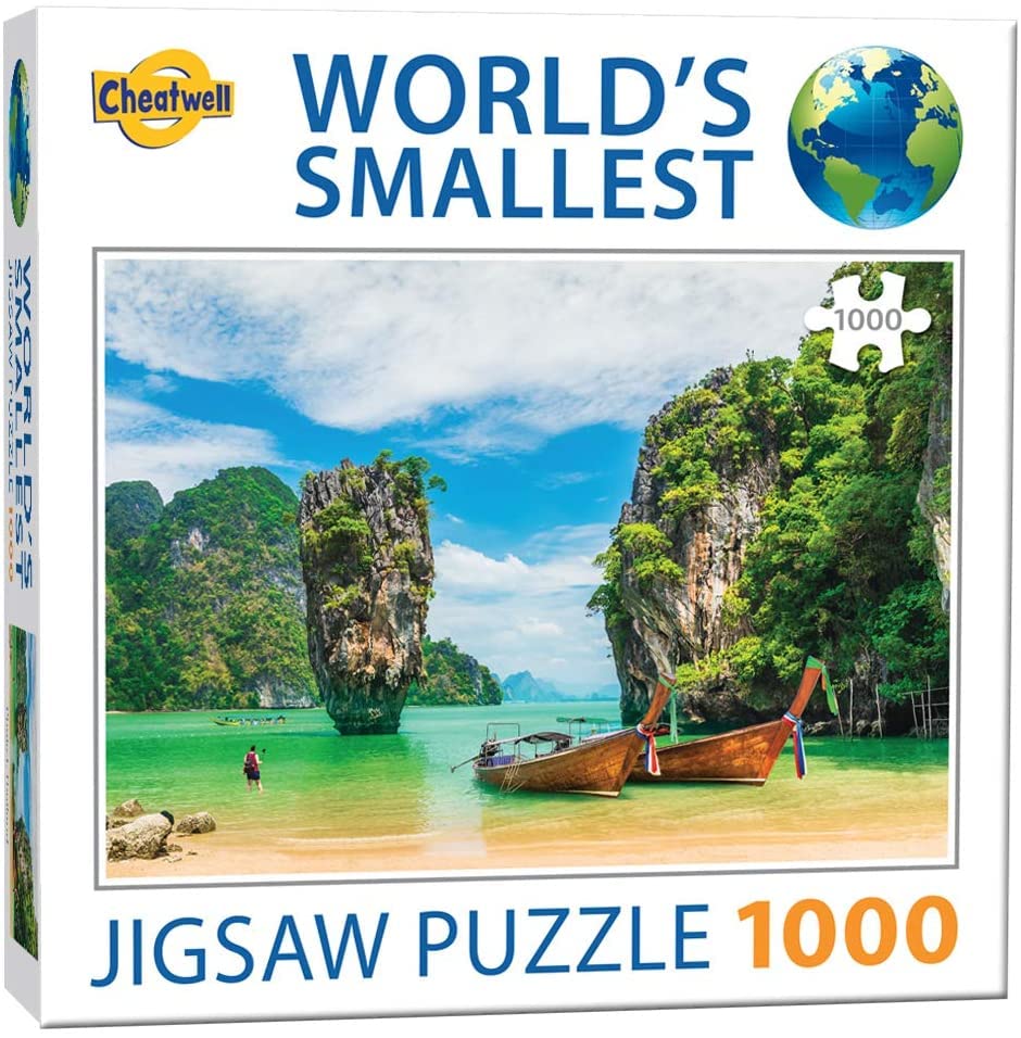 1000-Piece Mini Jigsaw Puzzle - Cheatwell Games for Travel & Gifts