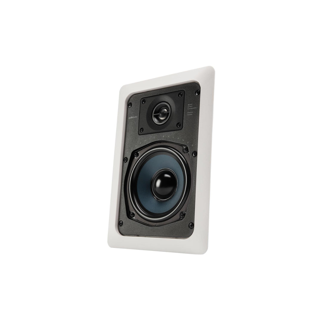 Polk Audio RC55i In-Wall Speakers (Pair) - High-Quality Home Theater & Surround Sound System for Living Room, Bedroom & Office