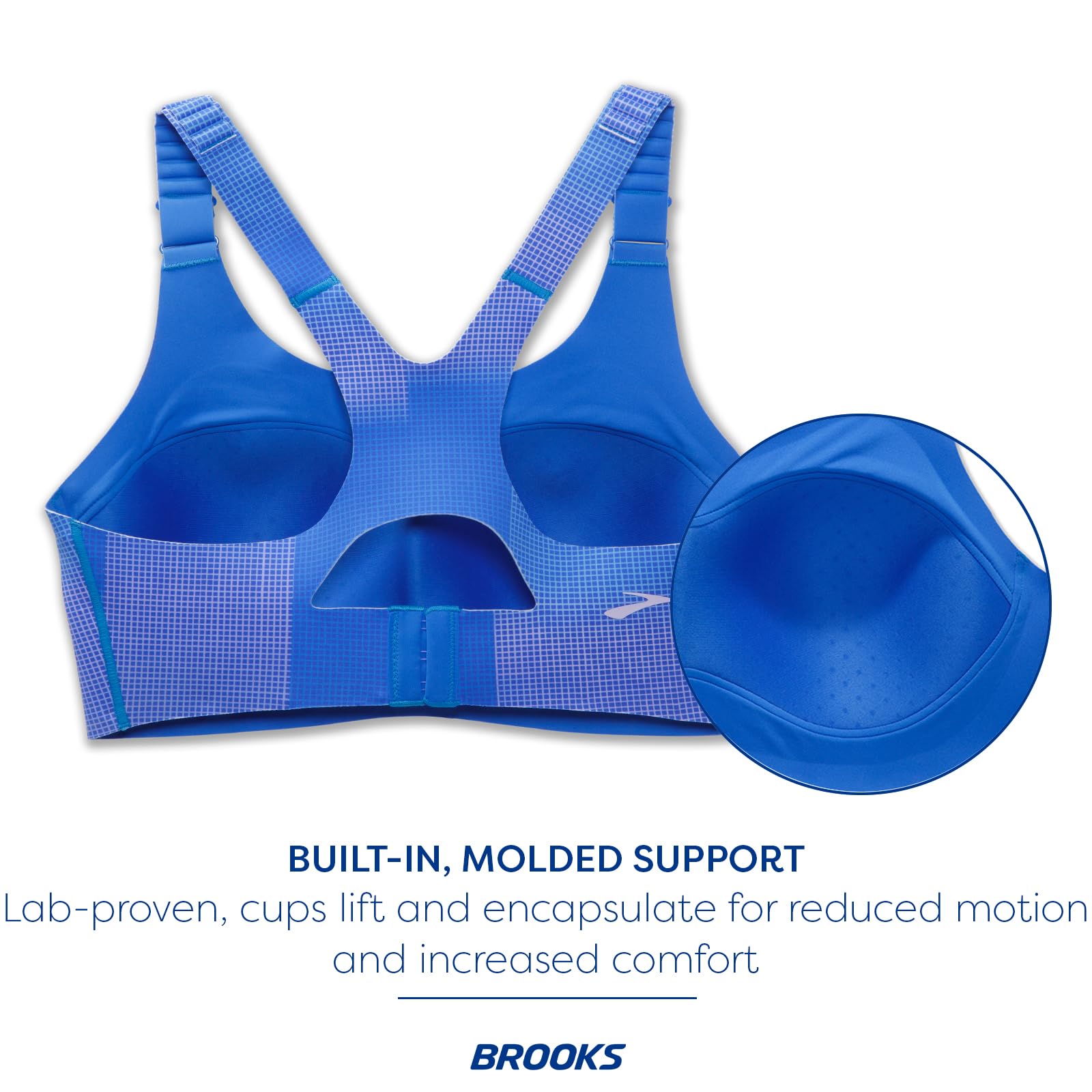 Brooks Women's Racerback 2.0 High Impact Sports Bra - Maximum Support Running & Workout Top for Active Women | Perfect for Gym, CrossFit & Marathon Training