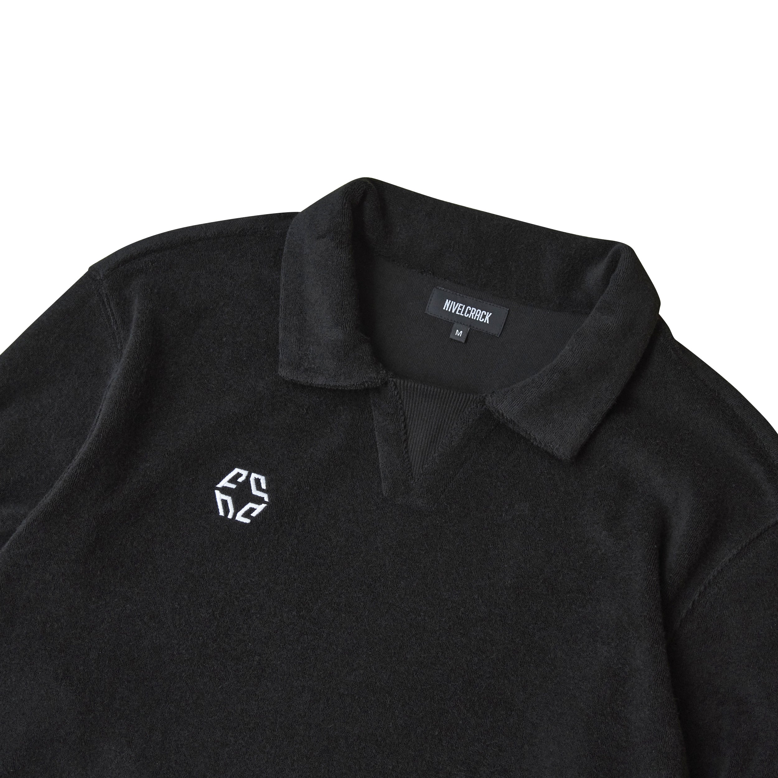 Nivelcrack Terry Drill Top for Women - Soft & Breathable Black Workout Shirt - Perfect for Yoga, Gym & Running