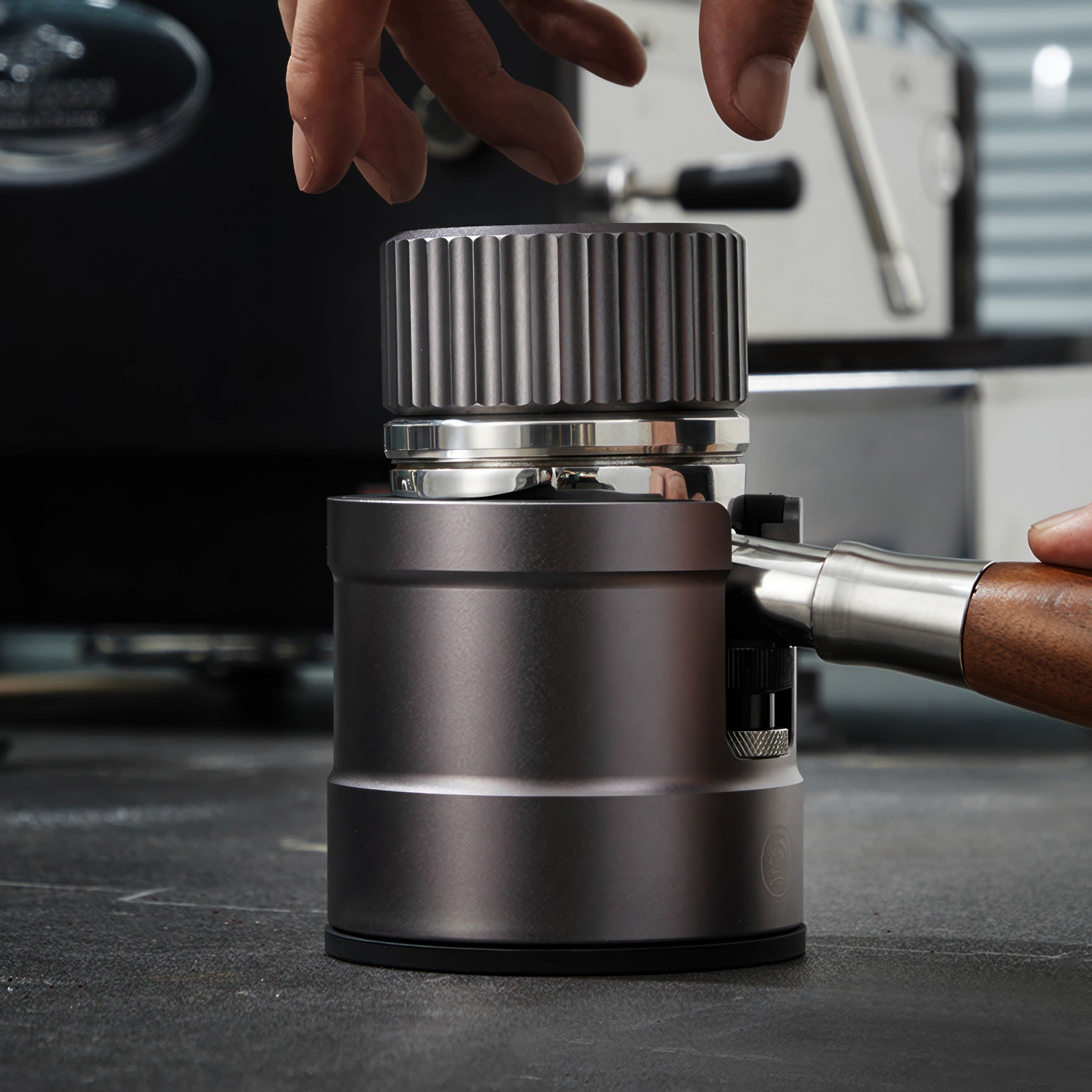 Premium Espresso Tamper Holder - Sturdy Coffee Tamping Stand for Barista & Home Brewing - Perfect for Espresso Machines & Coffee Shops