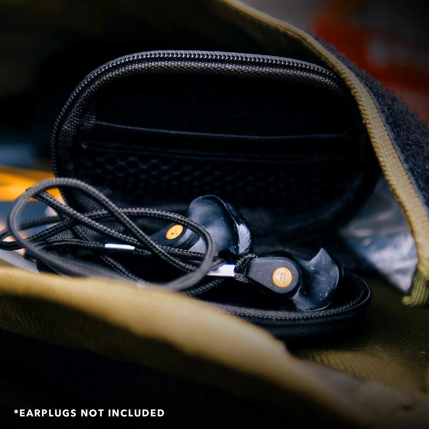 Decibullz Premium Custom Molded Earplugs & Earphones Carrying Case - Noise Cancelling for Shooting, Concerts, Travel & Work