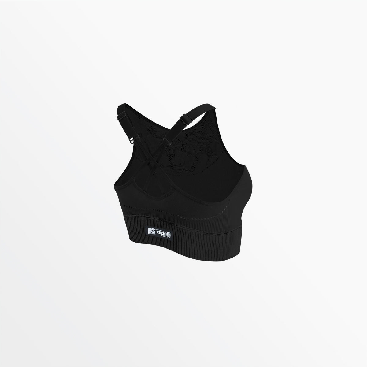 MTV Women's Sporty Sculpt Longline Seamless Bra - High Support Workout Sports Bra for Running, Yoga & Gym - Comfortable & Breathable Activewear