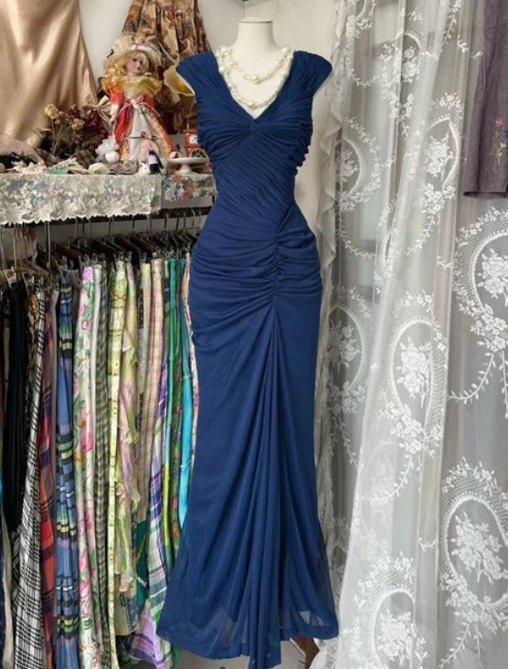Elegant Dark Blue Mermaid Prom Dress for Formal Evening Party - J6637 | Perfect for Homecoming, Prom Night, and Special Occasions