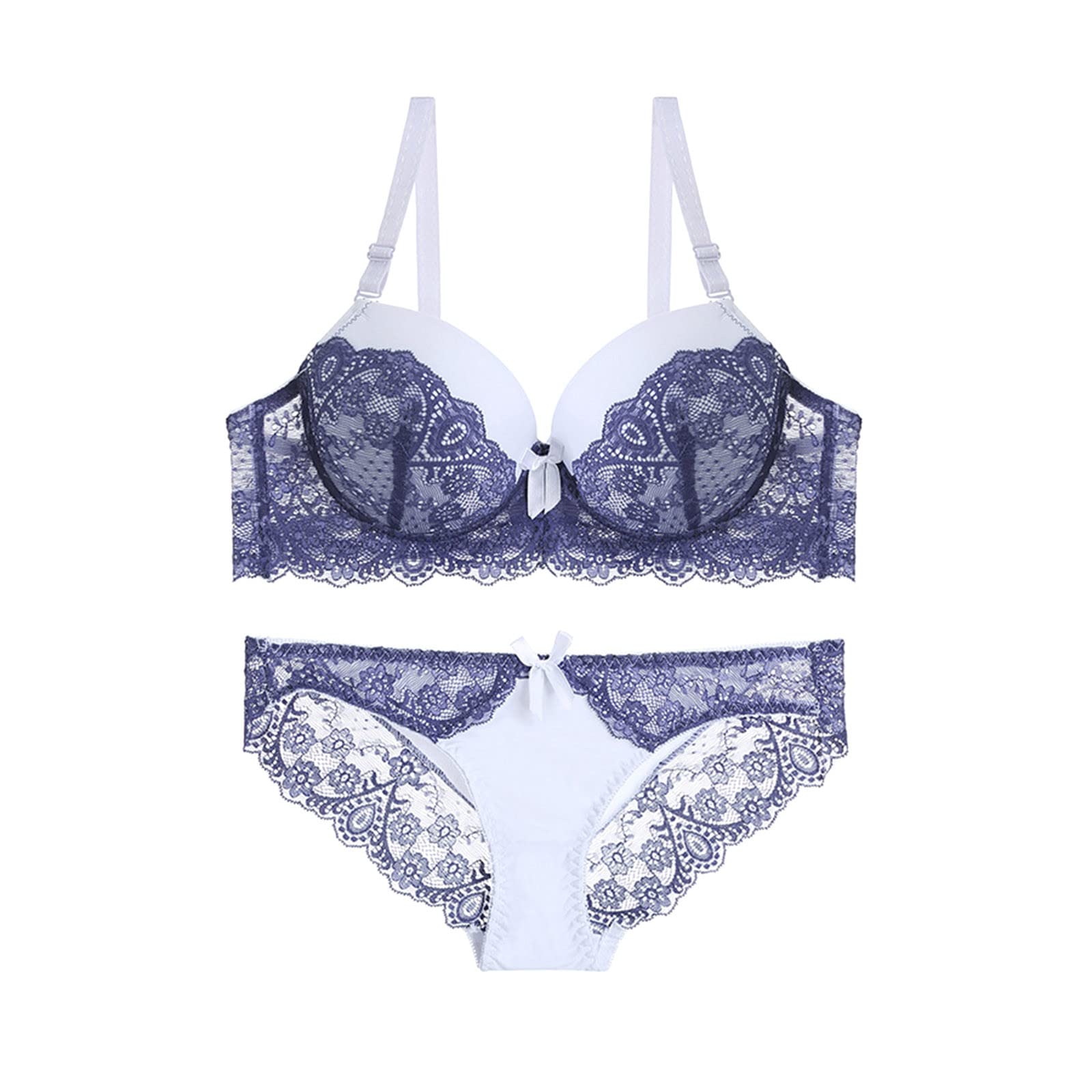 Sexy Two Piece Lingerie Set for Women - Comfortable Breathable Cotton Bralette & Panty Set - Perfect for Date Night, Boudoir Photography & Romantic Occasions
