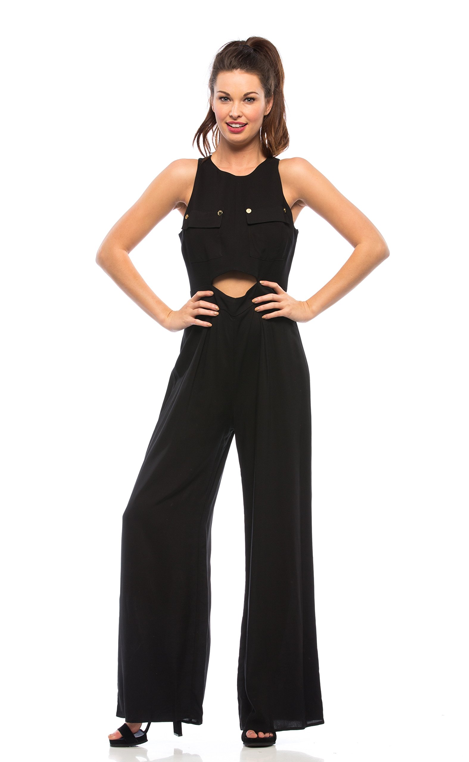 Naven Women's Utility Jumpsuit - Stylish One-Piece Romper with Pockets | Perfect for Casual Outings, Workwear & Outdoor Adventures