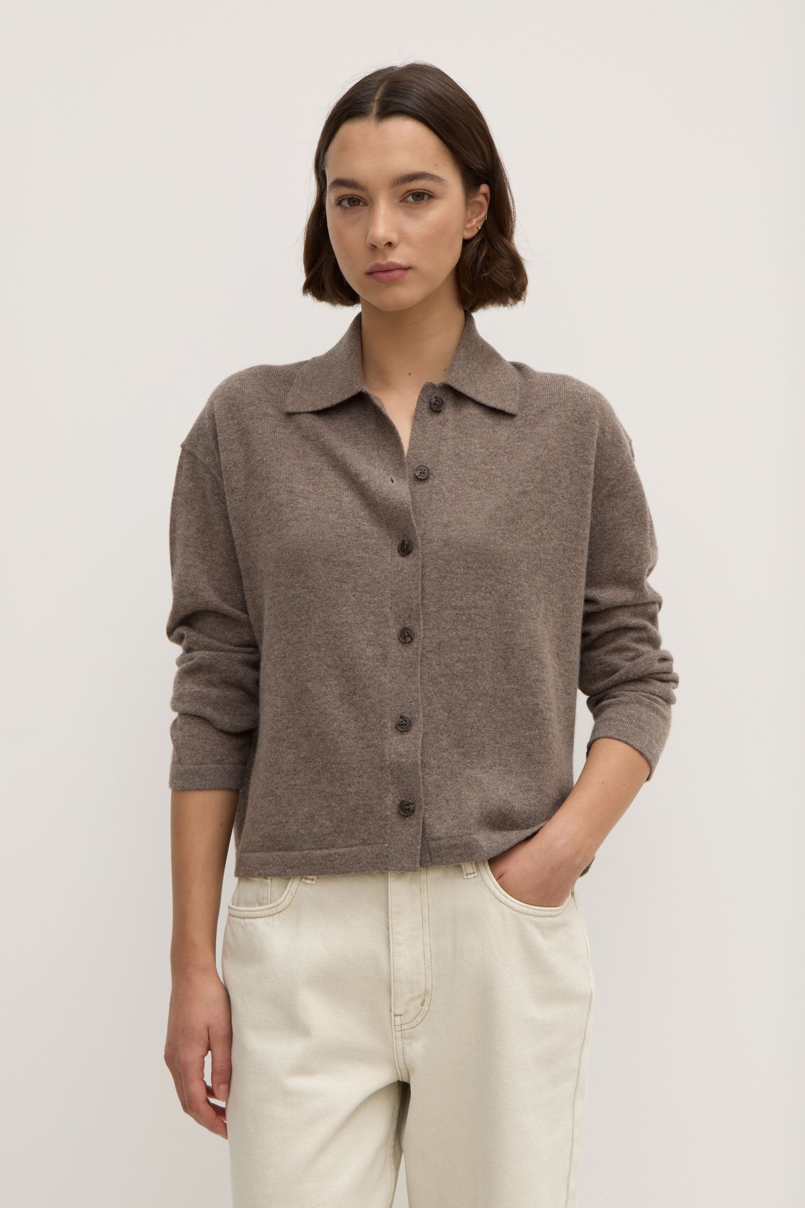 Premium Wool Cashmere Knit Cardigan for Women - Soft & Warm Winter Sweater - Perfect for Office, Travel & Casual Wear