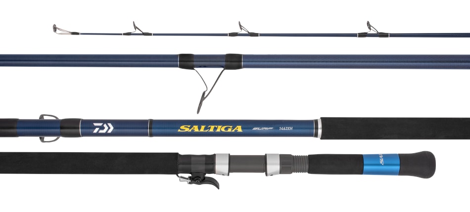 Daiwa 21 Saltiga Surf Spin Fishing Rod - Saltwater Surf Casting Rod for Beach & Shore Fishing | Heavy Duty Spinning Rod for Big Game Fish
