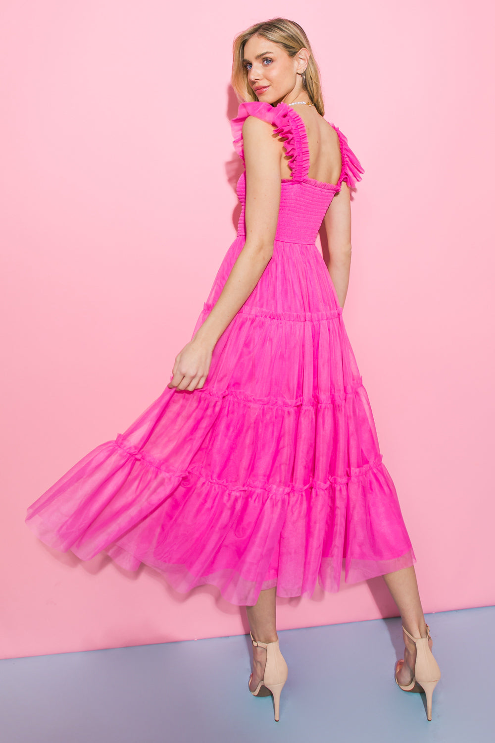 Stylish COMEBACK BABY MESH MIDI DRESS for Women - Flowy Summer Dress for Beach, Party & Casual Wear