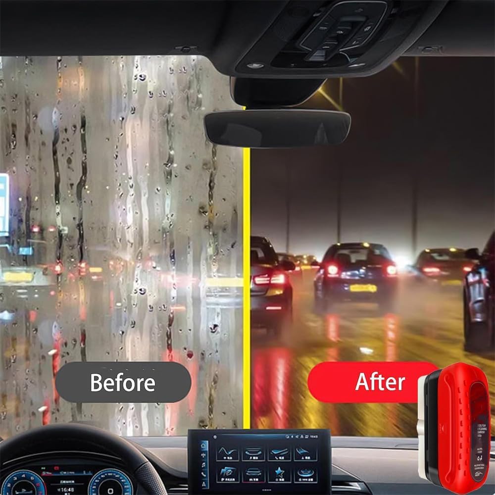 2024 New ClearDrive Windshield Cleaner Kit - 3Pcs Automotive Oil Film Remover Brush & Glass Cleaning Board for Car Windshields & Windows - Perfect for DIY Car Detailing & Professional Auto Cleaning