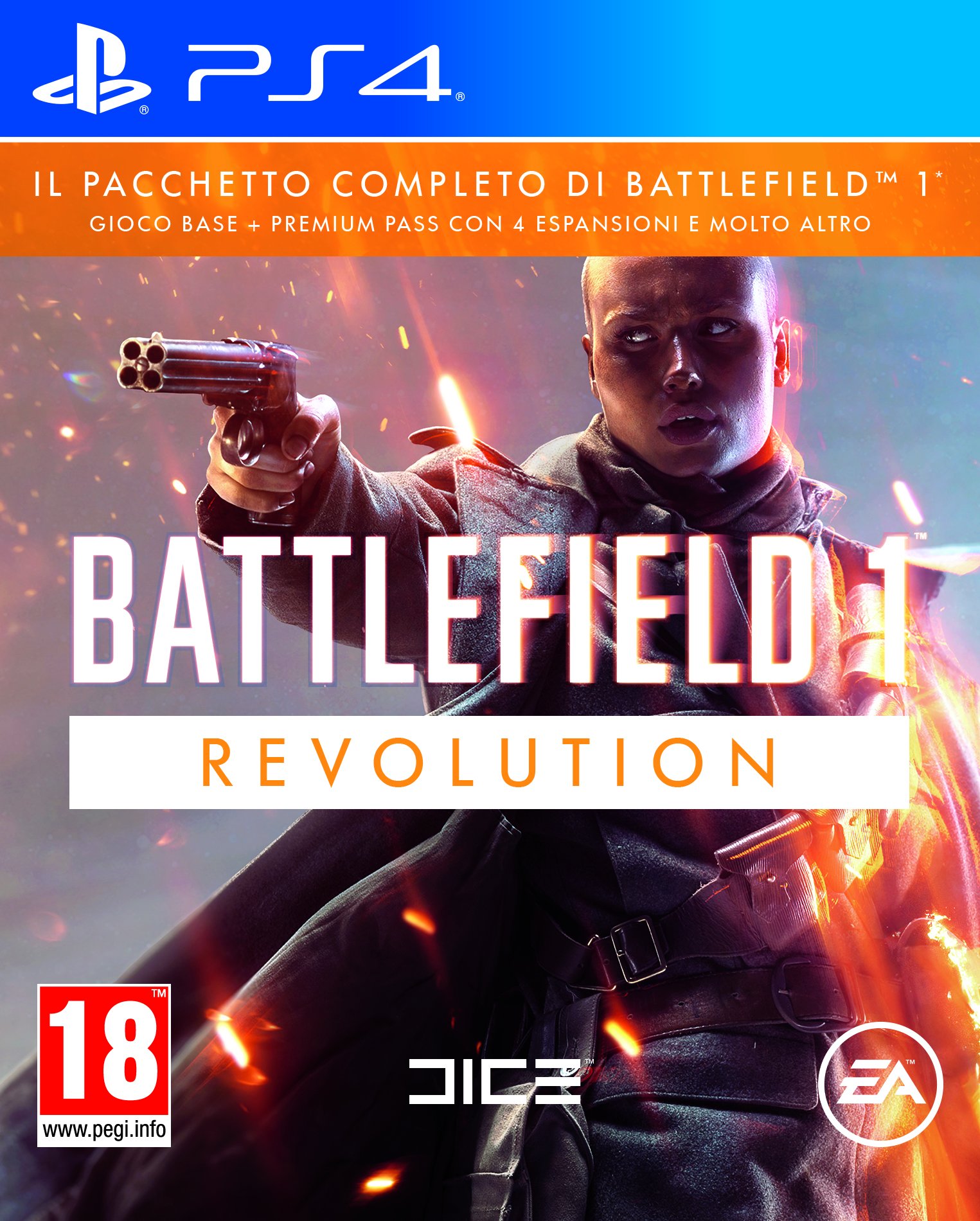 Battlefield 1: Revolution Standard Edition - PlayStation 4 Game | WWI First-Person Shooter with Single Player Campaign & Multiplayer Modes | Perfect for War Game Enthusiasts & Online Battle Fans