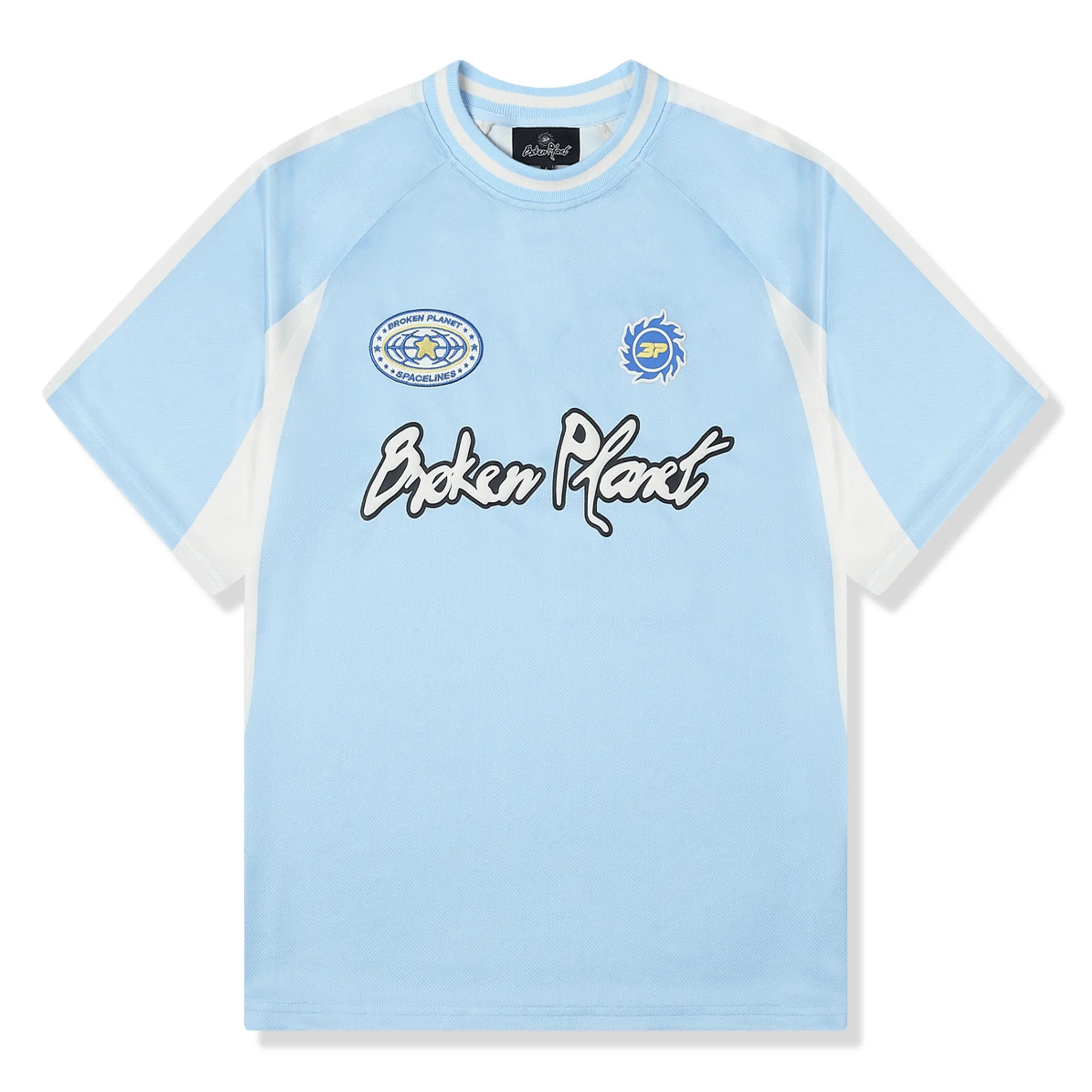 Broken Planet Light Blue Football Jersey - Men's Sports Jersey for Soccer Fans - Perfect for Games, Training & Casual Wear