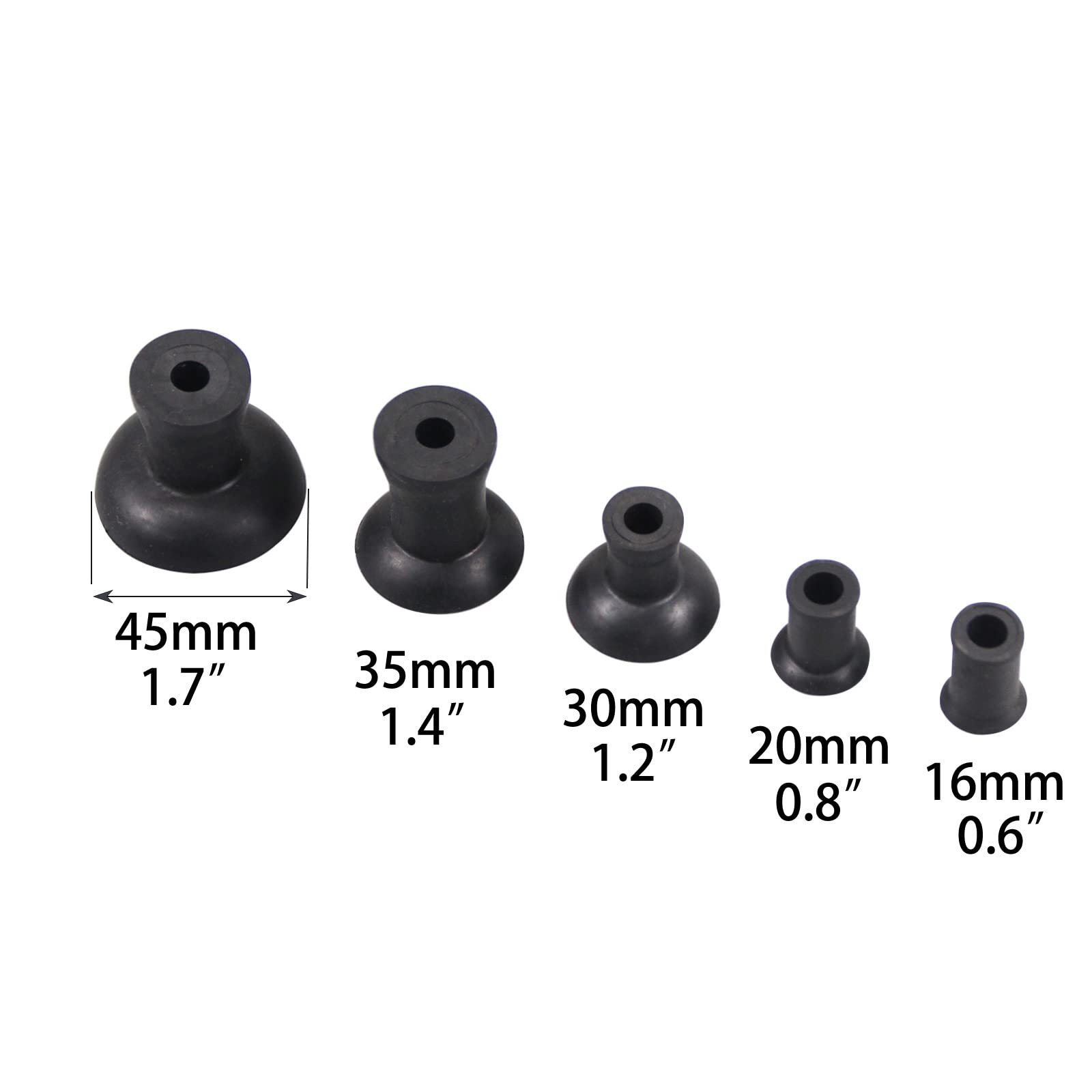 Valve Lapping Tool Kit for Engine Repair - 5 Suction Cup Drill Attachment Set with Grinding Compound | Perfect for Automotive DIY, Motorcycle & Small Engine Valve Maintenance