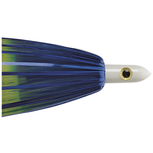 ILANDER IL407F Fishing Lure with White Head & Mylar Flash - Premium Bass Trout Salmon Bait for Freshwater Saltwater Fishing - Perfect for Casting Trolling Jigging Techniques