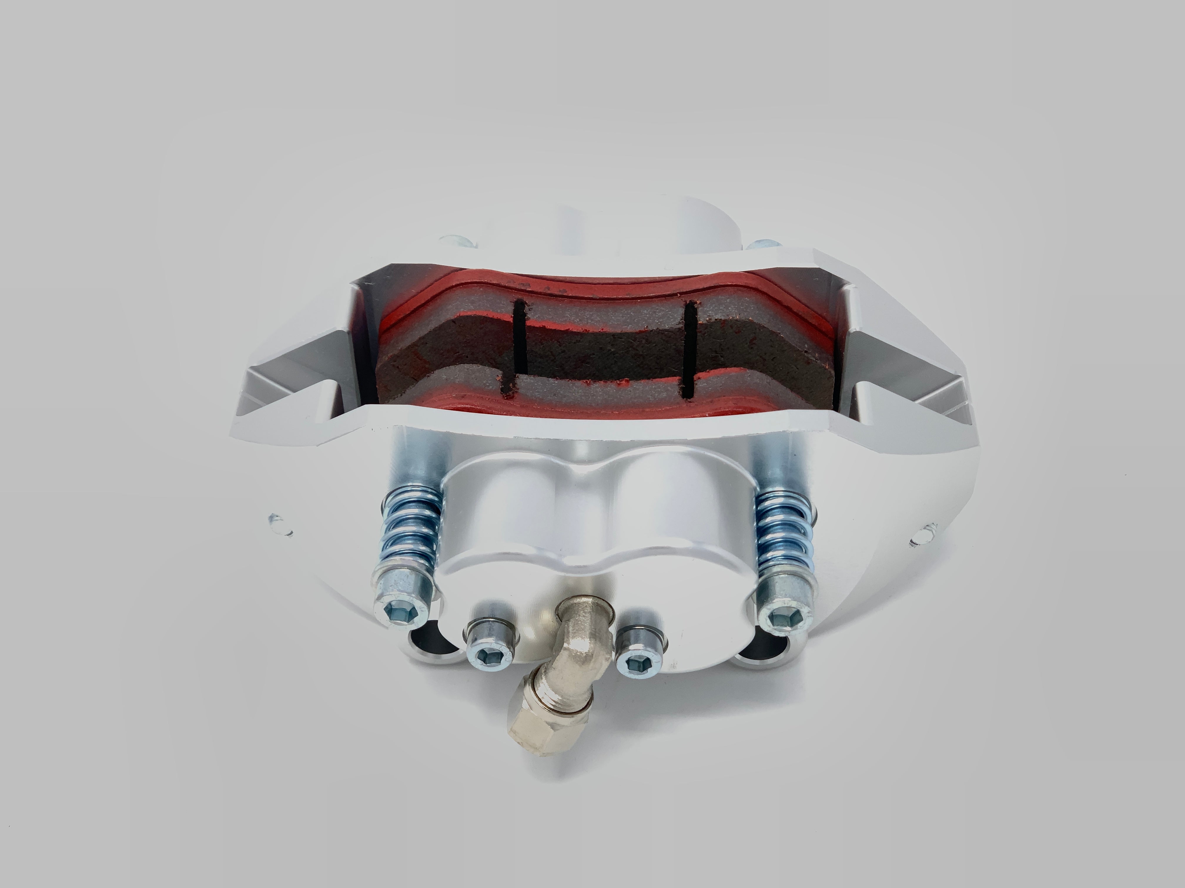 RR 4-Piston CNC Rear Brake Caliper - 60mm High Performance Motorcycle Brake System for Racing & Street Bikes