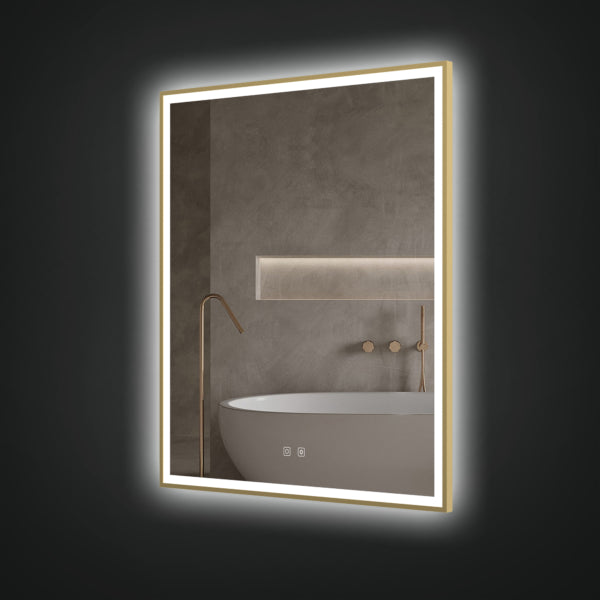 ICO Eden LED Mirror - Vanity Makeup Mirror with Touch Control, Dimmable Lights, 10X Magnification for Bathroom, Bedroom, Dressing Room