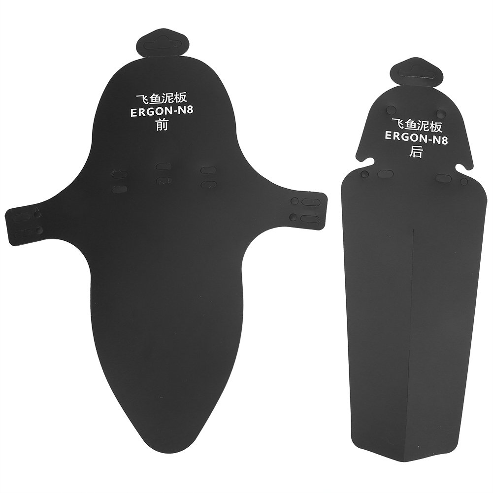Premium Demeras Bicycle Mudguard Set - Durable Plastic Front & Rear Fenders for Road Bikes & Mountain Bikes - Waterproof Cycling Accessories with Logo - Perfect for Commuting, Off-Road Adventures & Wet Weather Protection