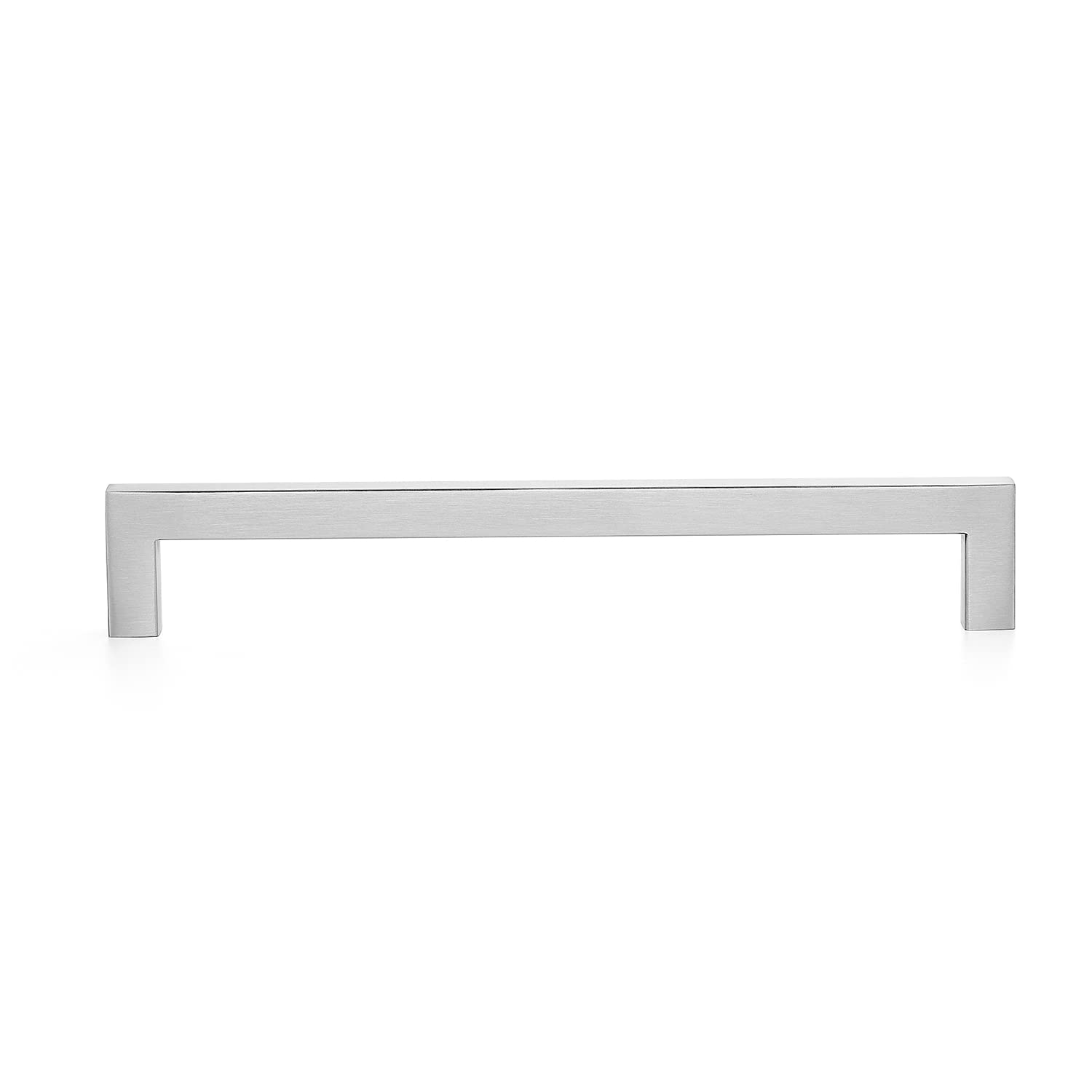 Ravinte 10 Pack 8 Inch Satin Nickel Cabinet Handles - Brushed Nickel Drawer Pulls for Kitchen Cabinets, Bathroom Vanities & Furniture Hardware