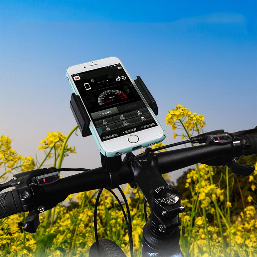 LIOOBO Universal Motorcycle Phone Mount Holder - Waterproof Bike Phone Bracket for iPhone & Android - Secure Car & Motorcycle Phone Stand for GPS Navigation, Riding & Outdoor Adventures