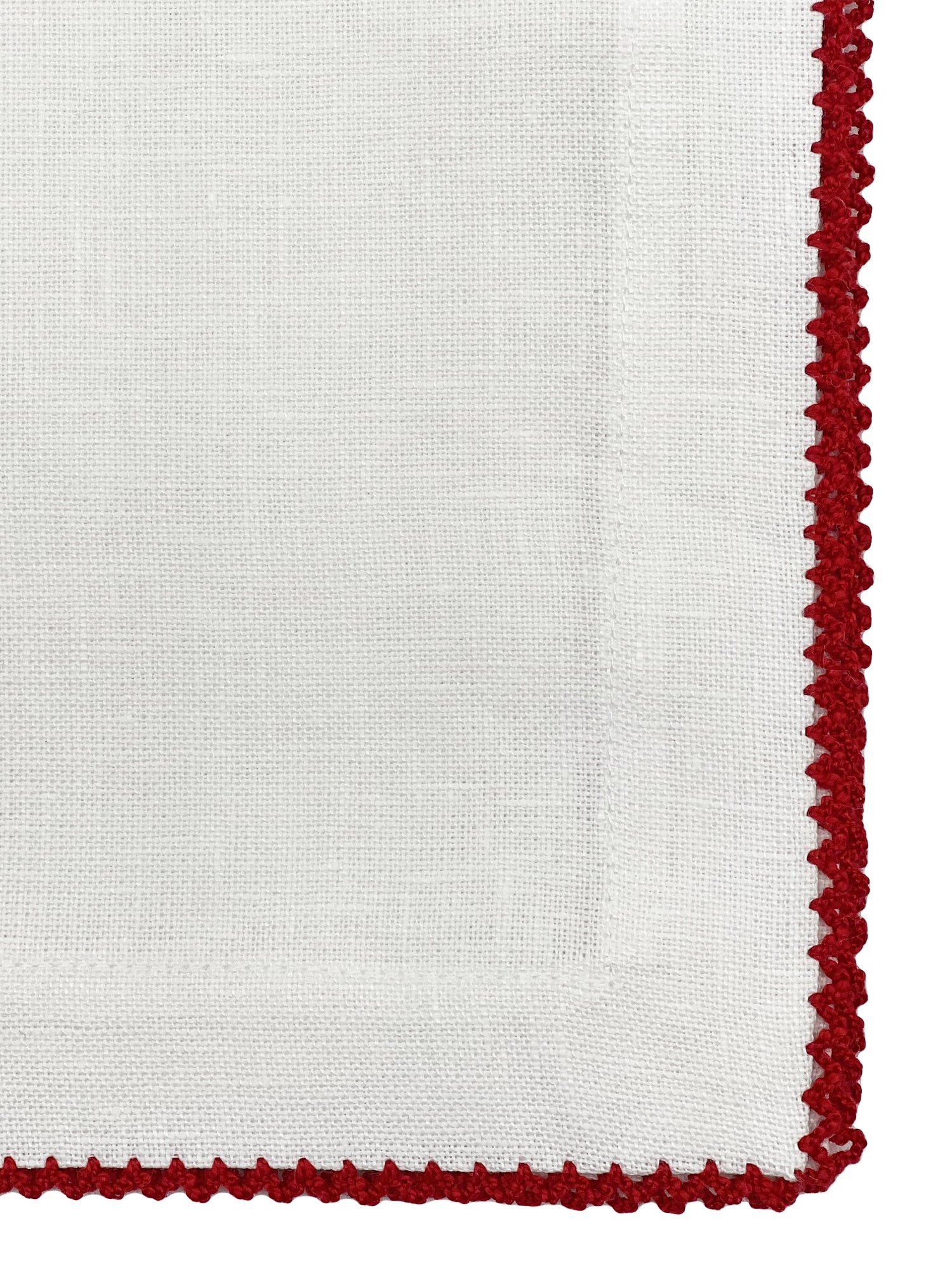 Premium Picot Edge Napkins - Elegant Linen Finish for Dining, Weddings & Special Events | Soft & Absorbent for Everyday Use