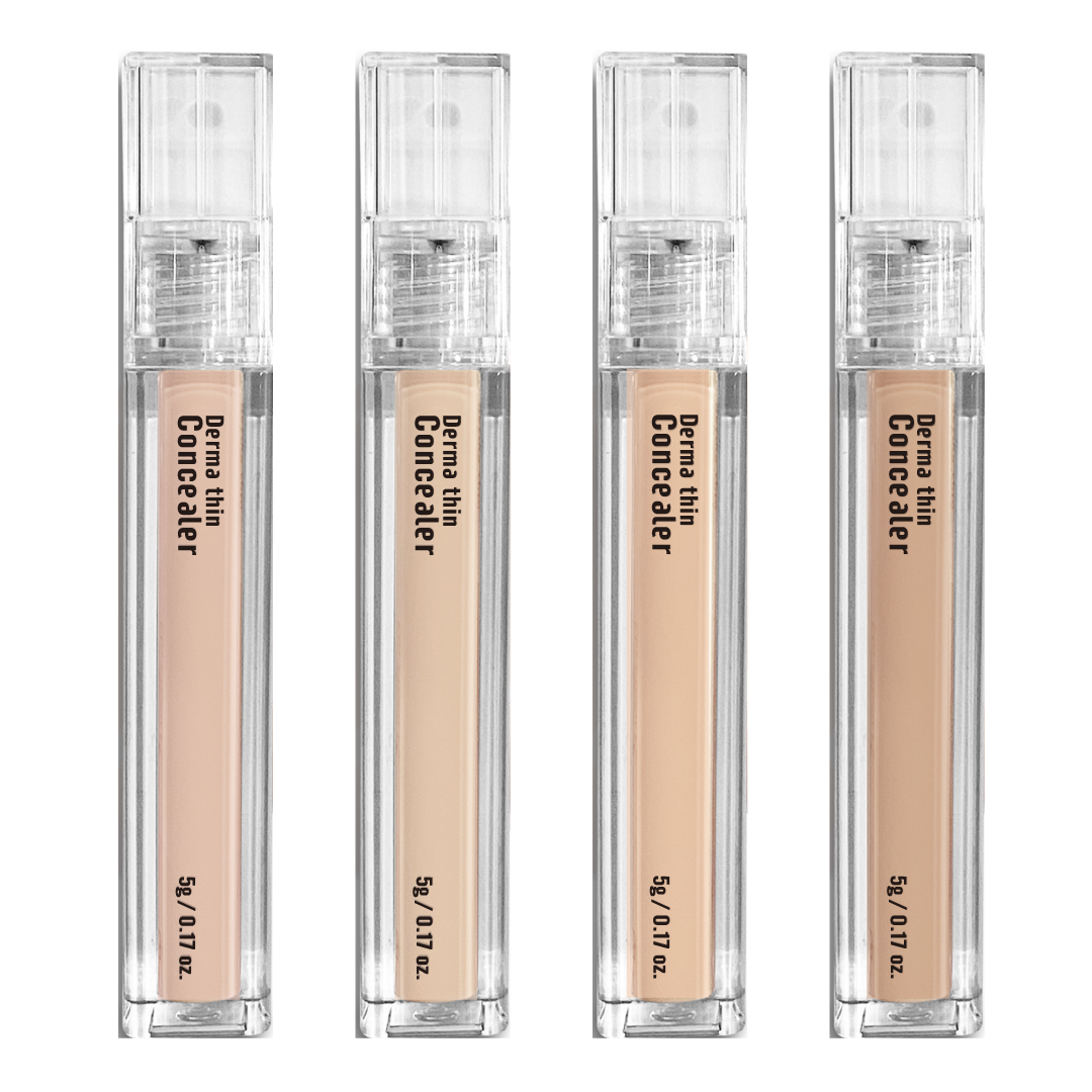 Derma Thin Concealer 5g - Lightweight Full Coverage Makeup for Dark Circles & Blemishes | Perfect for Daily Use & Professional Makeup Artists