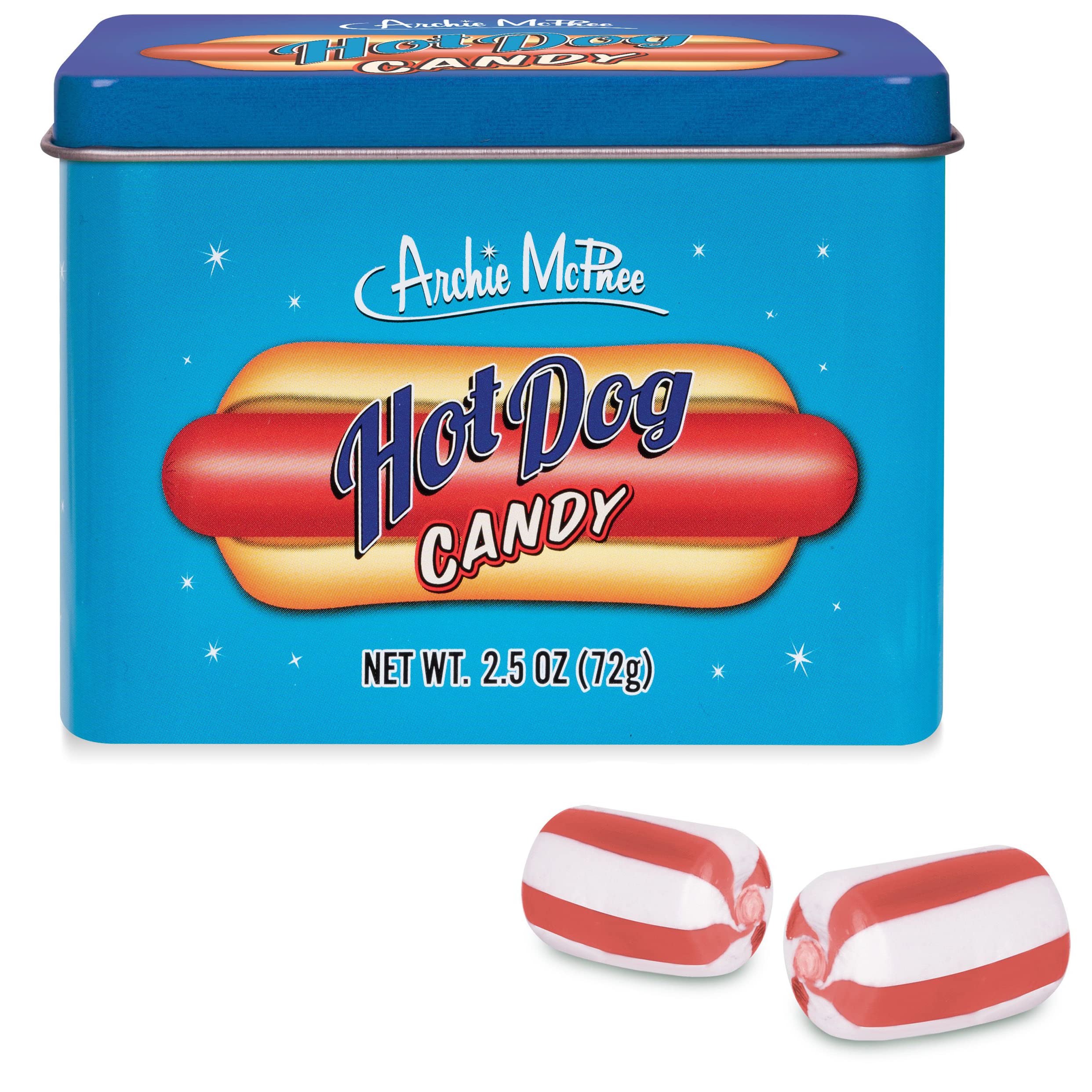 McPhee's Hot Dog Flavored Candy - Sweet & Savory Treat for Parties, Halloween & Movie Nights