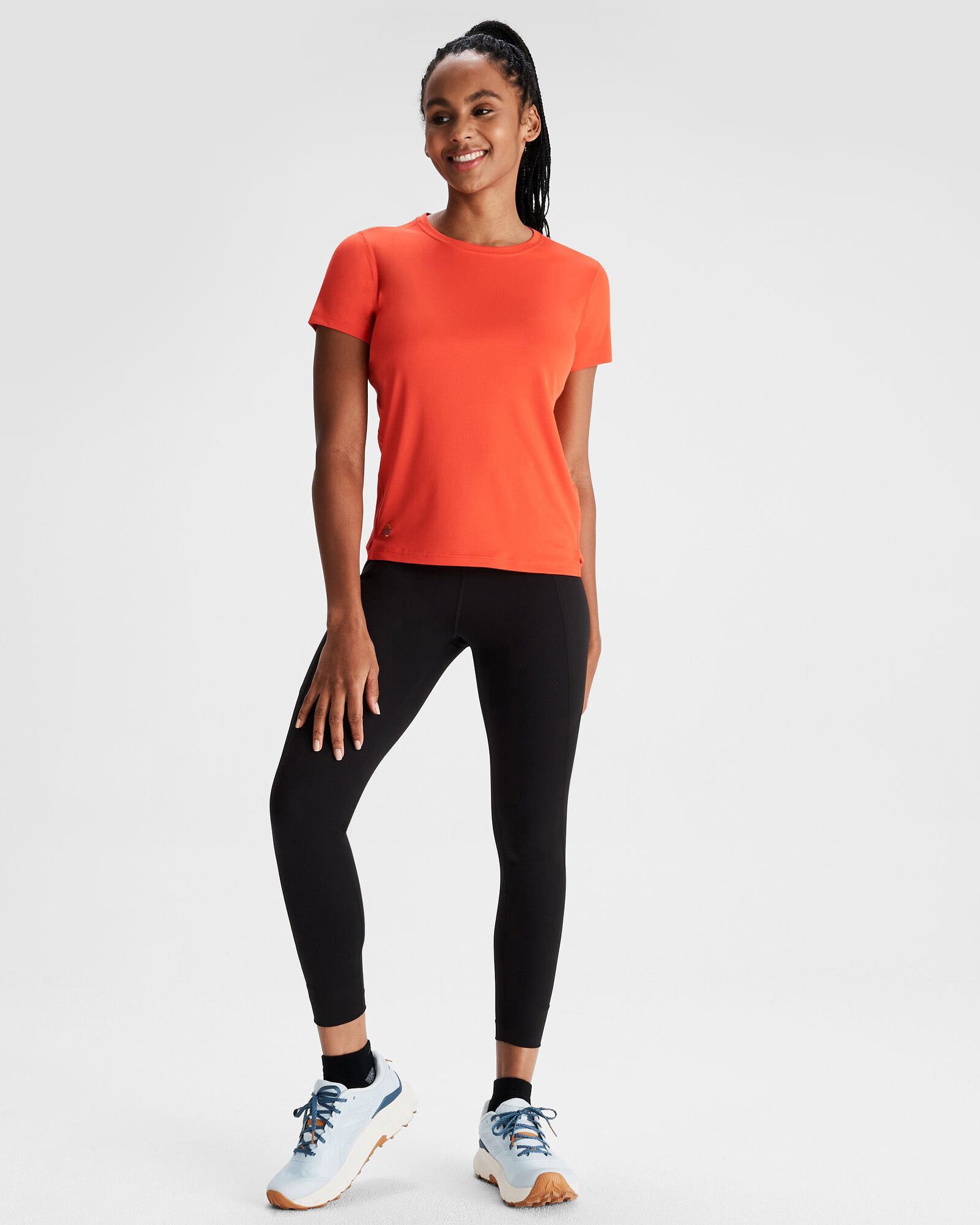 Women's Seeker 7/8 Leggings - Black Stingray | High-Waisted Yoga Pants for Workout & Lounge | Perfect for Yoga, Running & Everyday Wear