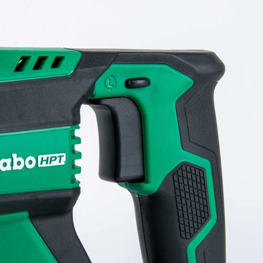 Metabo HPT 36V MultiVolt™ Cordless Rotary Hammer Drill - SDS PLUS, 1-1/8-Inch Capacity, D-Handle Design with Reactive Force Control (Tool Only, No Battery Included) - Perfect for Concrete Drilling, Demolition & Heavy-Duty Construction Projects