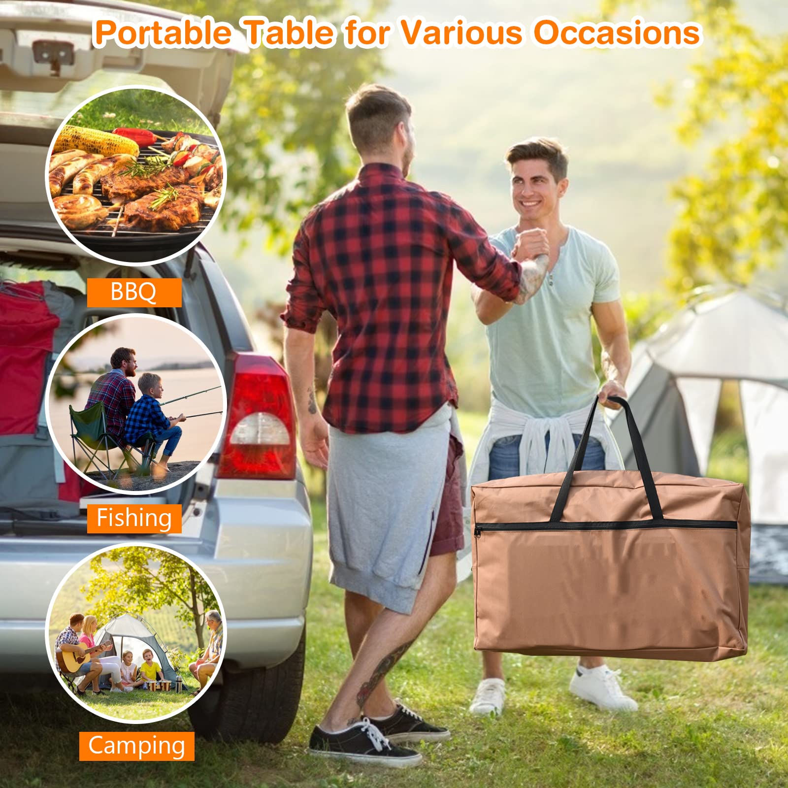 Tangkula Folding Camping Kitchen Table - Portable Aluminum Outdoor Cooking Station with Windscreen, Storage Shelves & Carry Bag | Perfect for Camping, Picnics, BBQ & Tailgating