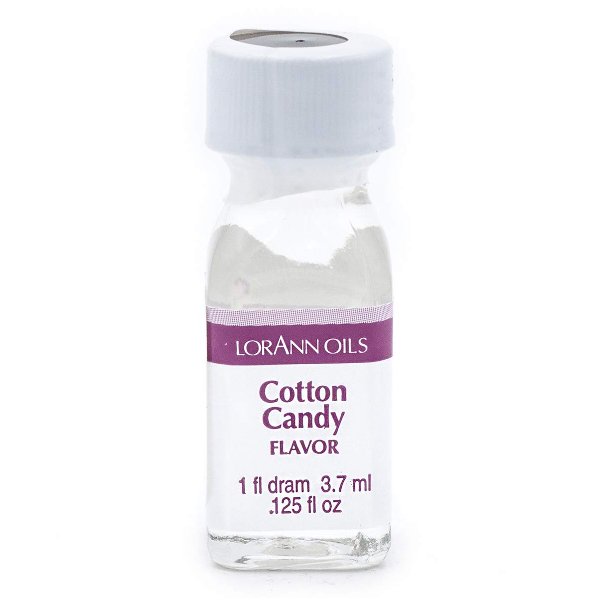LorAnn Oils Super Strength Flavoring - Cotton Candy Flavor (Pack of 2, 0.125 fl oz) - 4X Stronger Than Extracts for Candy Making, Baking, Hard Candy & DIY Treats - Perfect for Home Bakers, Dessert Shops & Gourmet Cooking