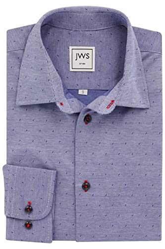Premium 100% Egyptian Cotton Men's Long Sleeve Casual Shirt | Breathable & Comfortable | Office Wear, Business Casual & Everyday Outfits - JUSTWHITESHIRTS.COM