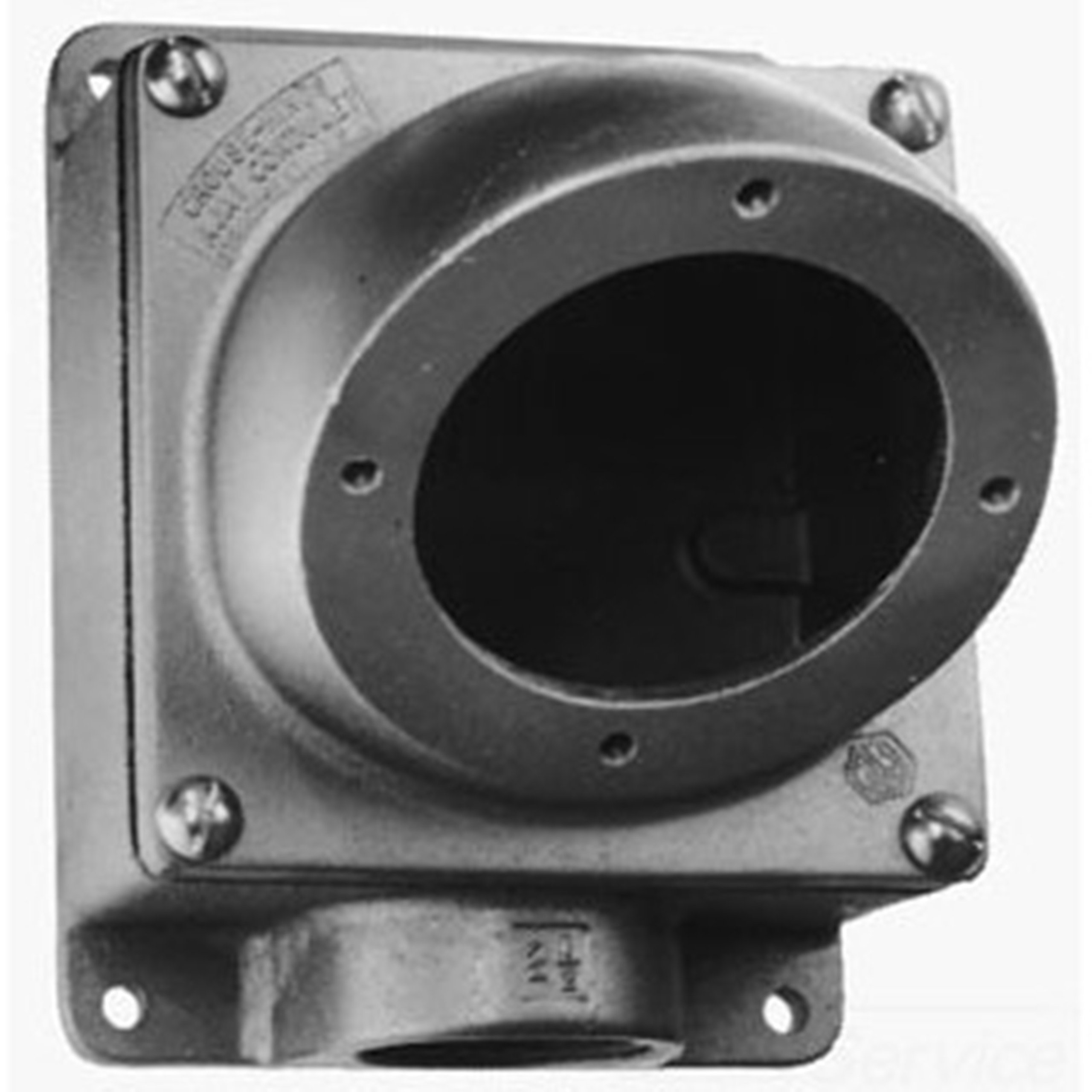 AJA6 Angle Adapter for 60/100A Back Boxes - Perfect for Electrical Wiring and Cable Management in Commercial & Residential Buildings
