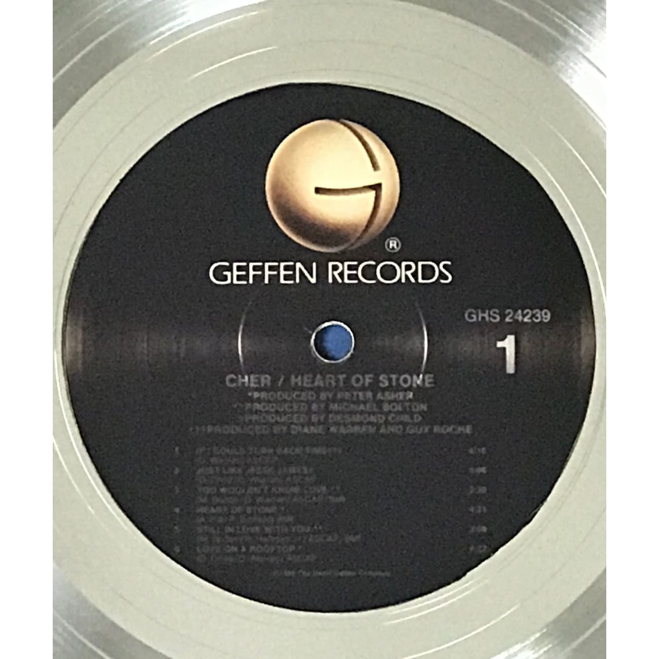Cher - Heart of Stone RIAA Certified Platinum Album Award - Perfect for Music Collectors & Cher Fans Display