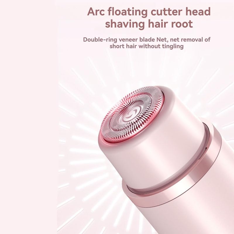 Easepicks 2-in-1 Waterproof Electric Bikini Trimmer & Shaver for Women - Wet/Dry Dual Head Hair Removal, Painless Razor for Sensitive Skin (Purple) | Perfect for Travel, Gym & Quick Touch-Ups at Home
